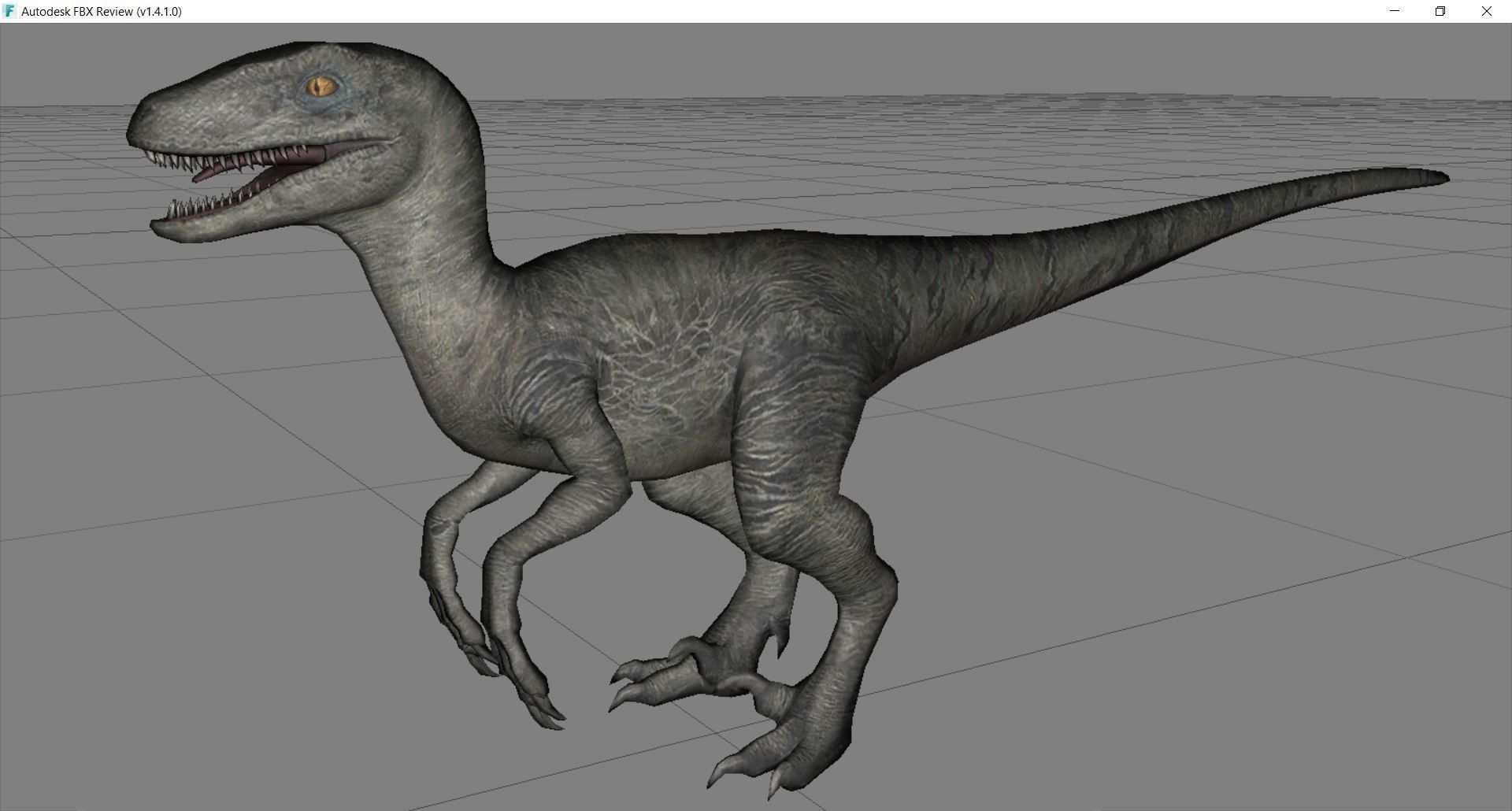 Dinosaur 32 Low-poly 3D model_2