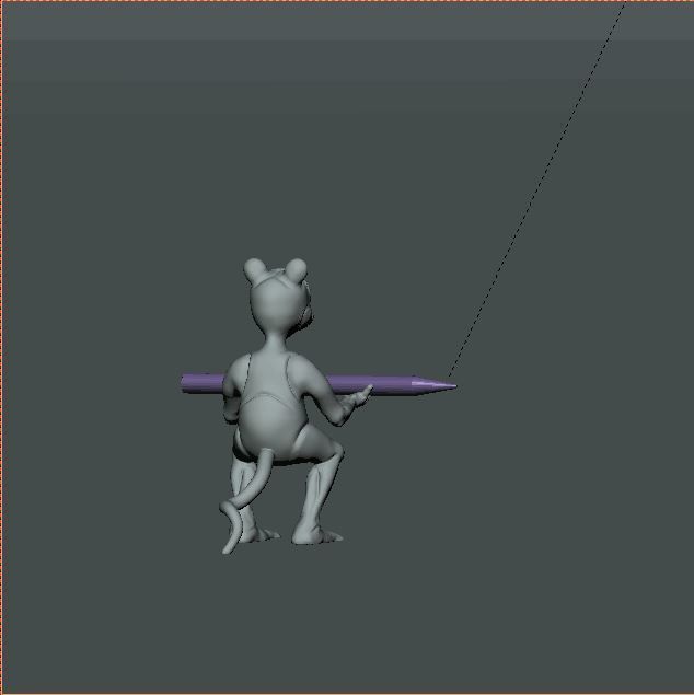 Rat pen holder 3D print model_5