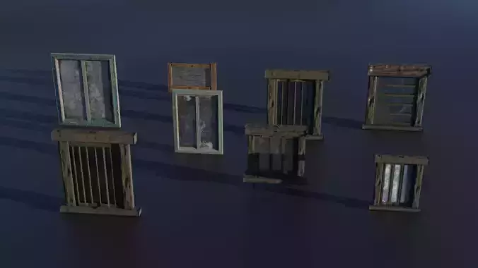 Windows wooden doors and