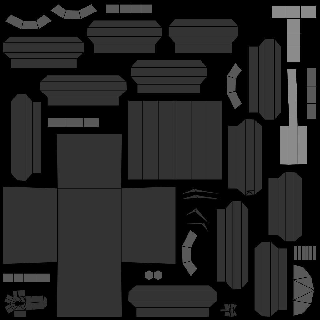 Treasure Chest  Low-poly 3D model_28