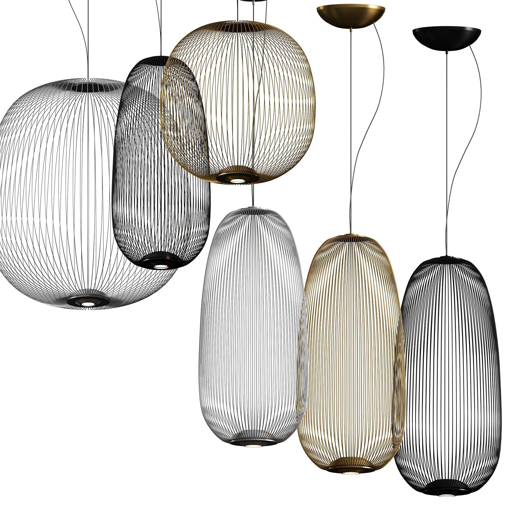 Foscarini Spokes 3D model_1