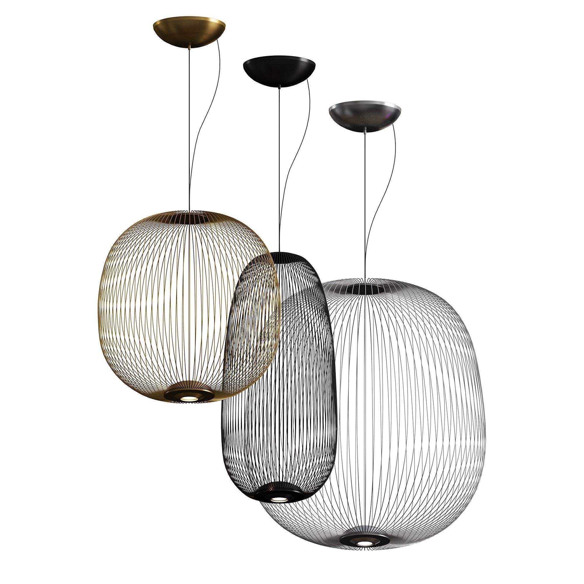 Foscarini Spokes 3D model_2
