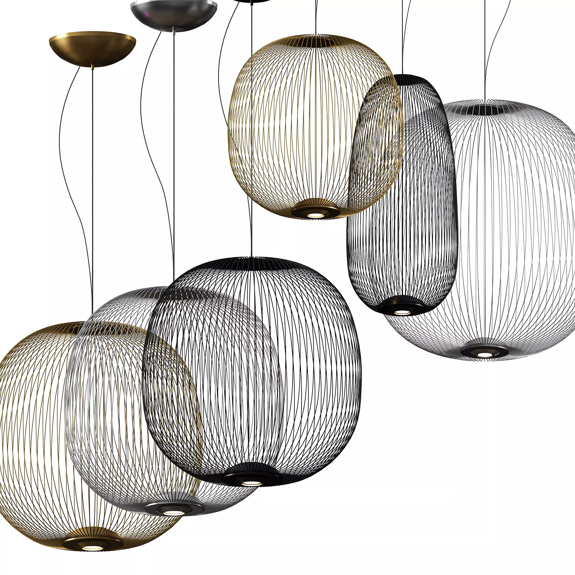 Foscarini Spokes 3D model_0
