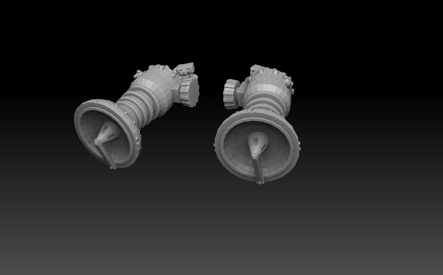 Nautiloid Horror Light Carapace 3D print model_34