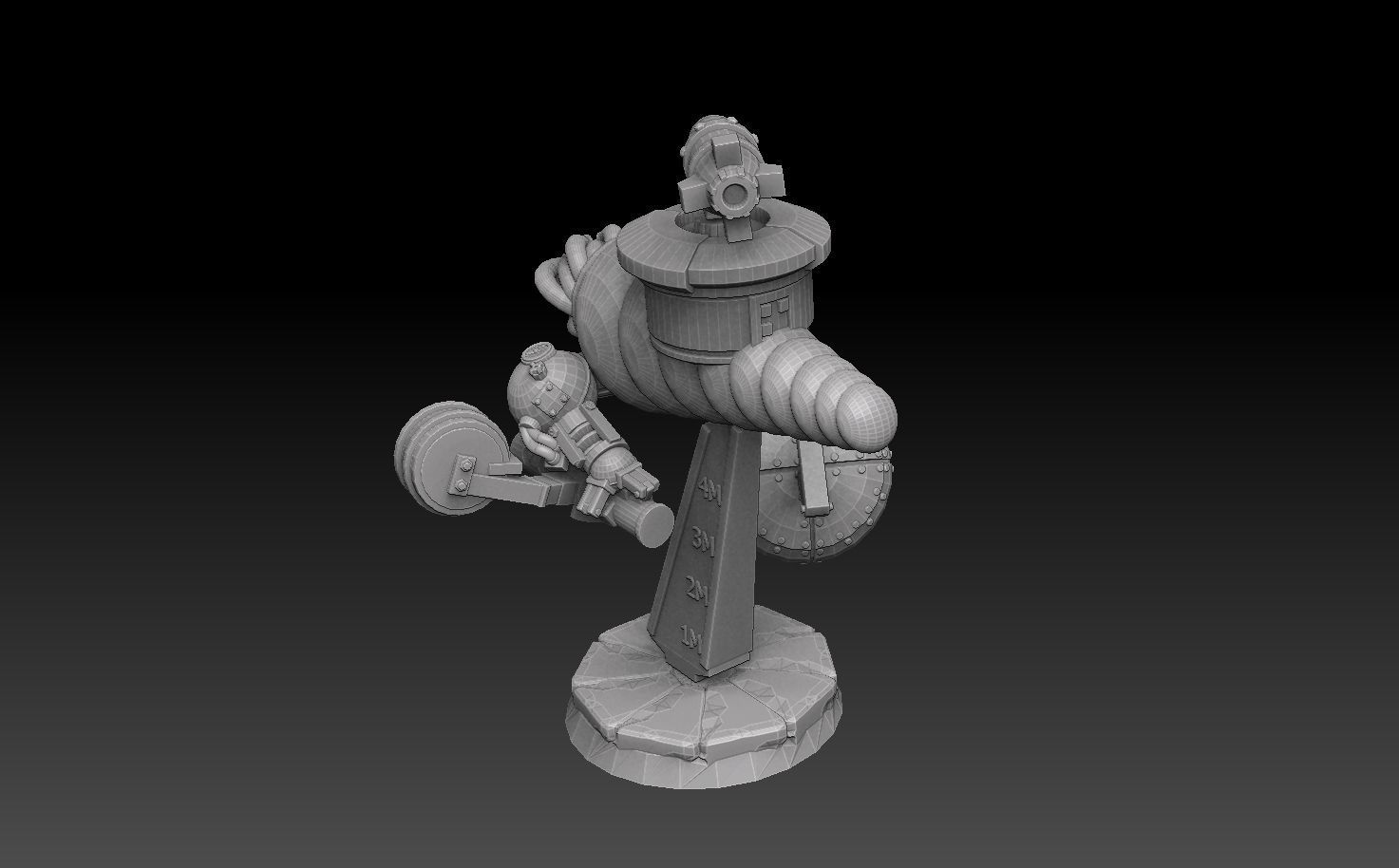 Nautiloid Horror Light Carapace 3D print model_10