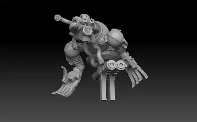 Nautiloid Horror Light Carapace 3D print model