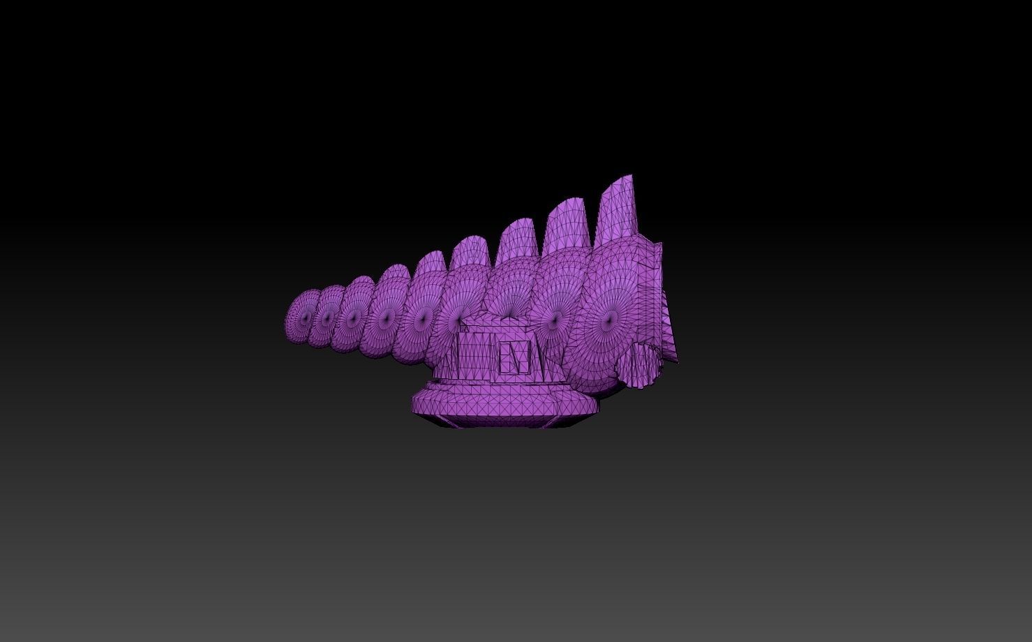 Nautiloid Horror Light Carapace 3D print model_41