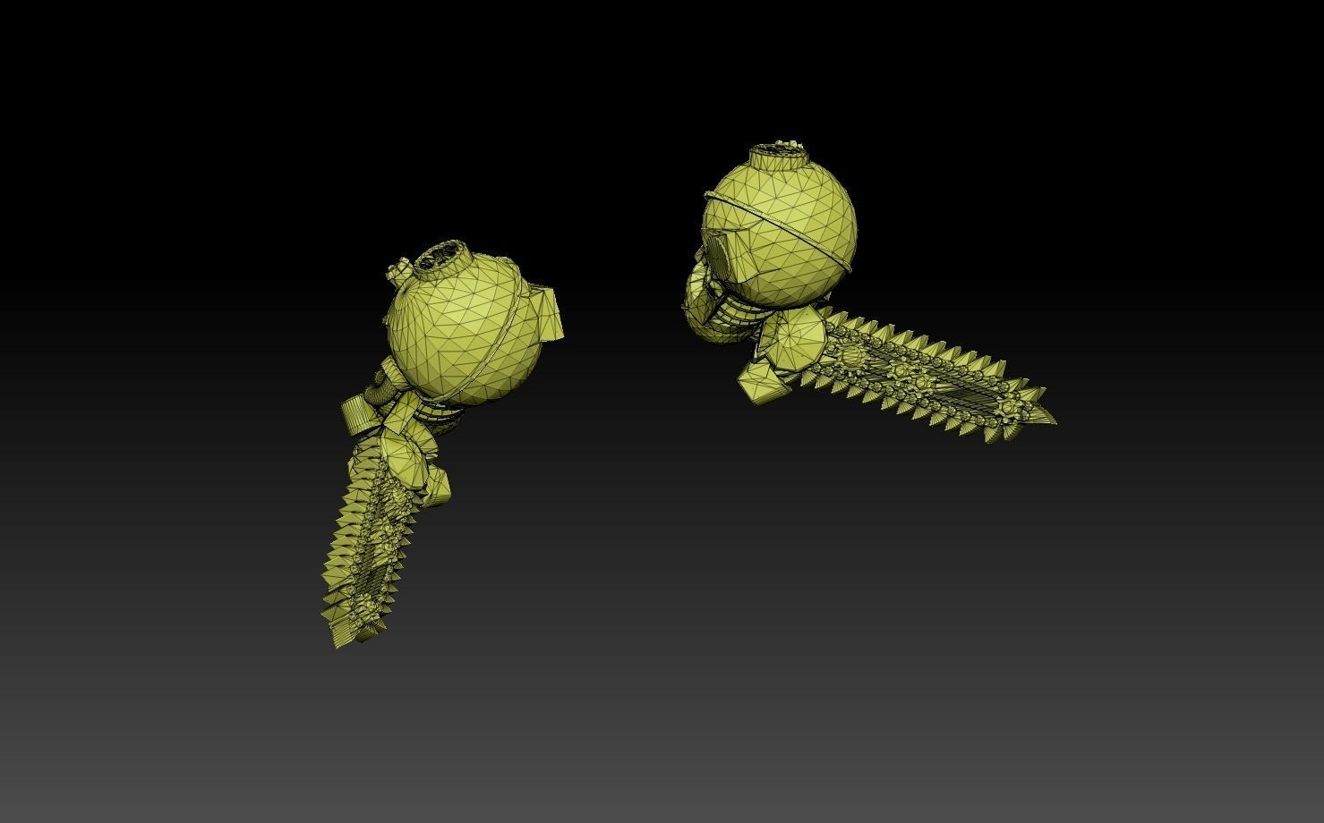 Nautiloid Horror Light Carapace 3D print model_38