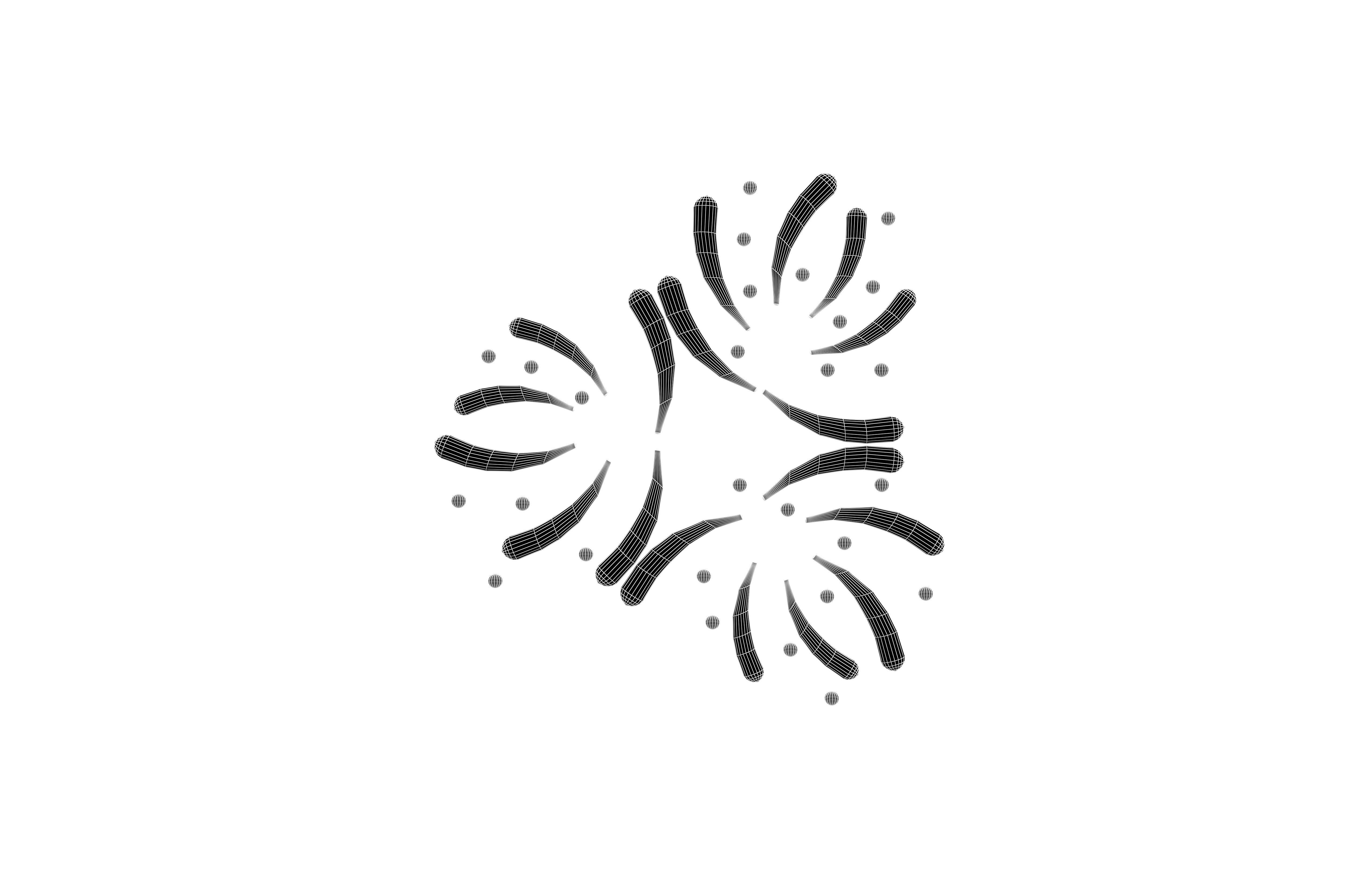 Fireworks v2 001 Low-poly 3D model_4