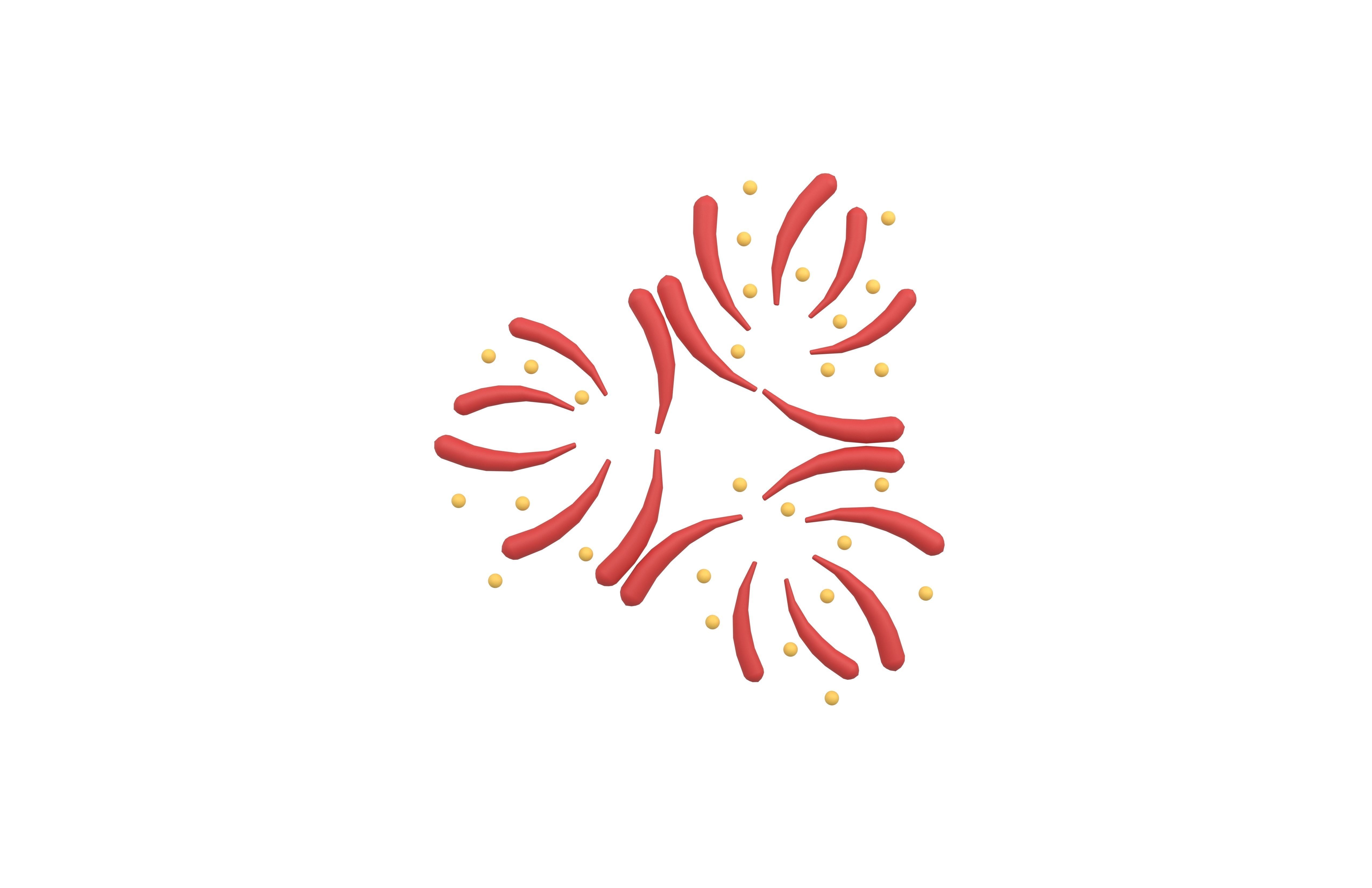 Fireworks v2 001 Low-poly 3D model_2