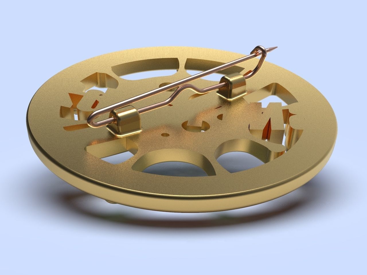 pin badge of a person vaccinated against coronavirus 3D print model_5