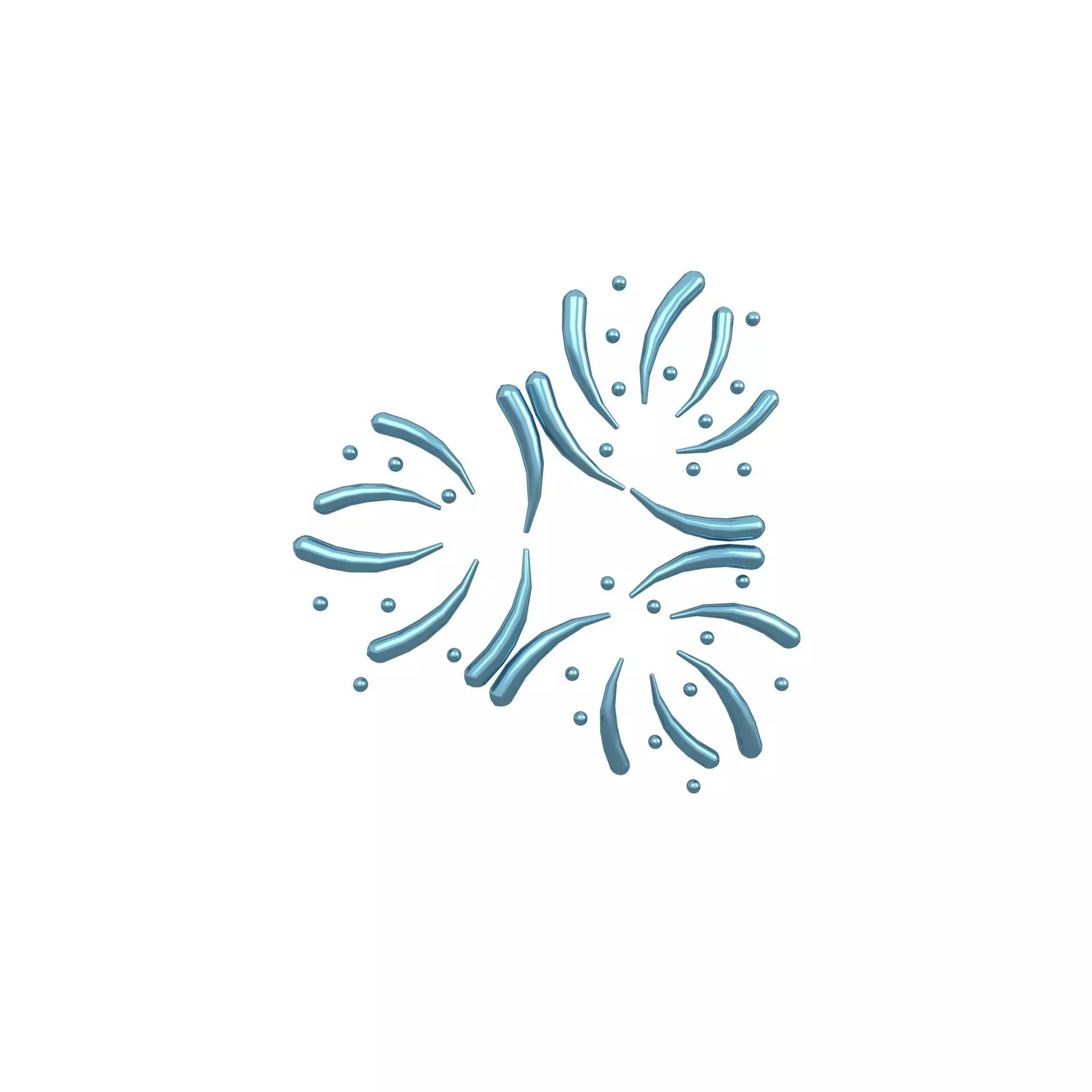 Fireworks v2 017 Low-poly 3D model