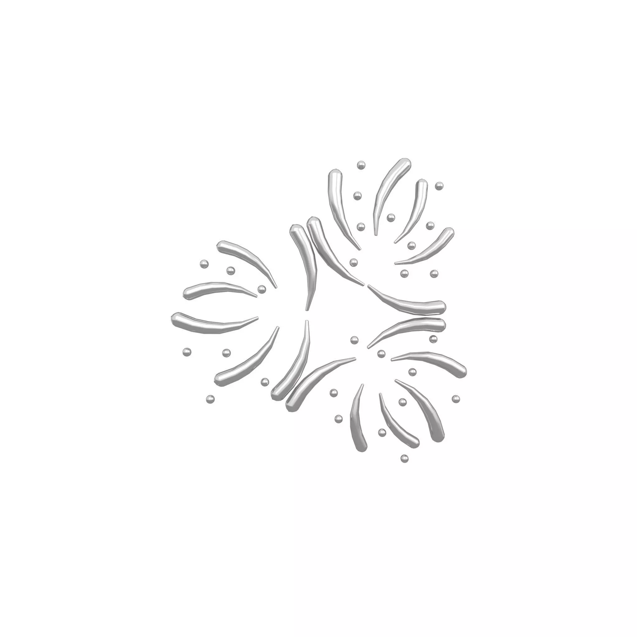 Fireworks v2 020 Low-poly 3D model