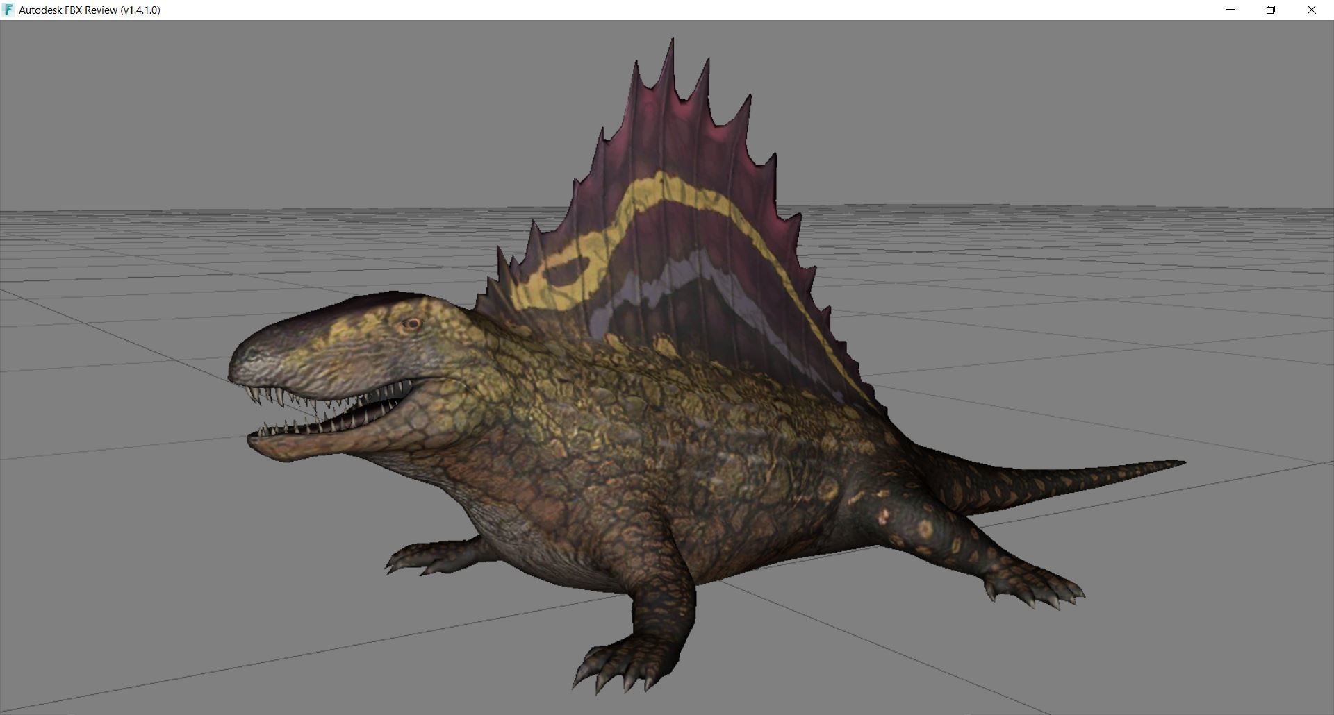 Dinosaur 39 Low-poly 3D model_2