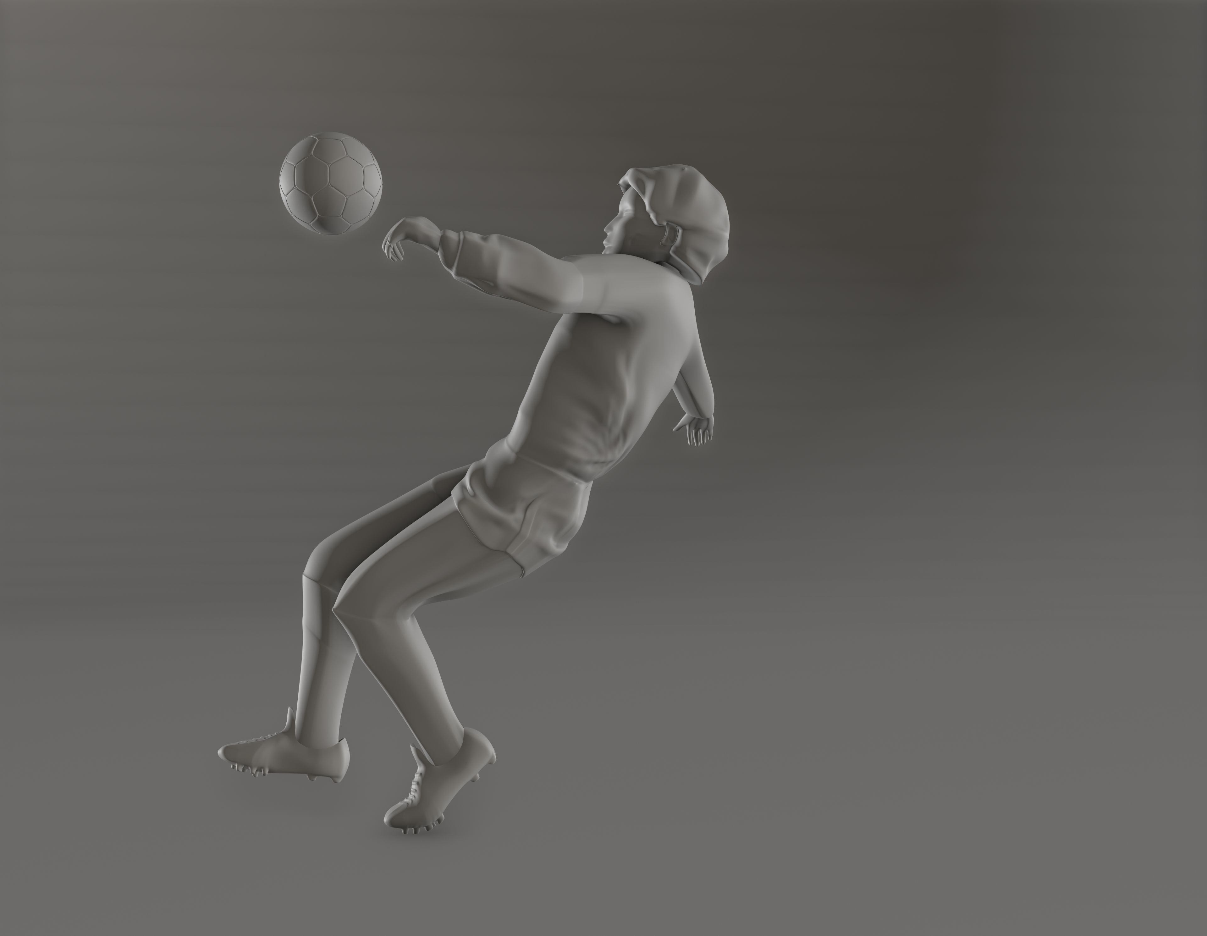 Maradona - D10S mundial 86 Low-poly 3D model_6