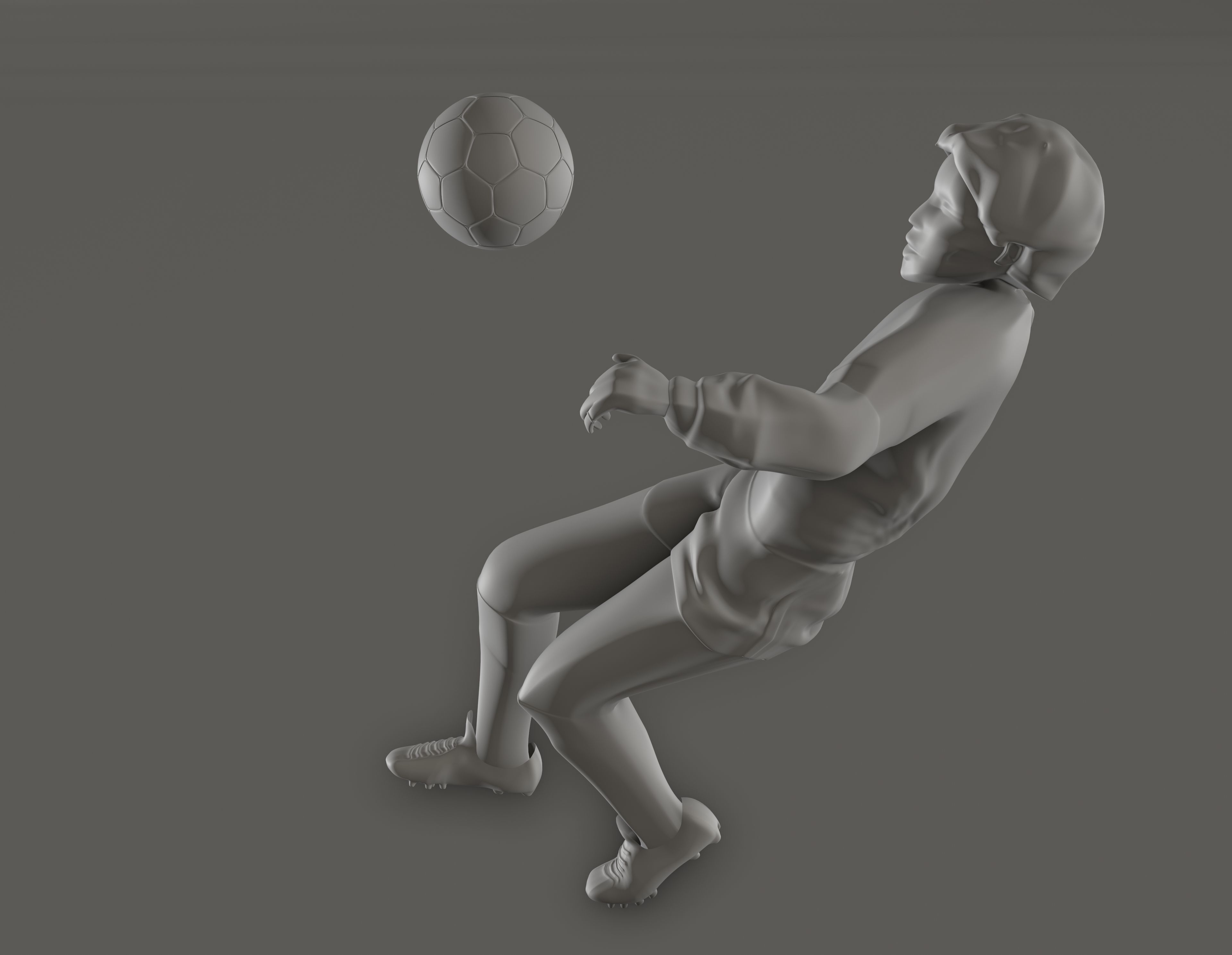 Maradona - D10S mundial 86 Low-poly 3D model_16