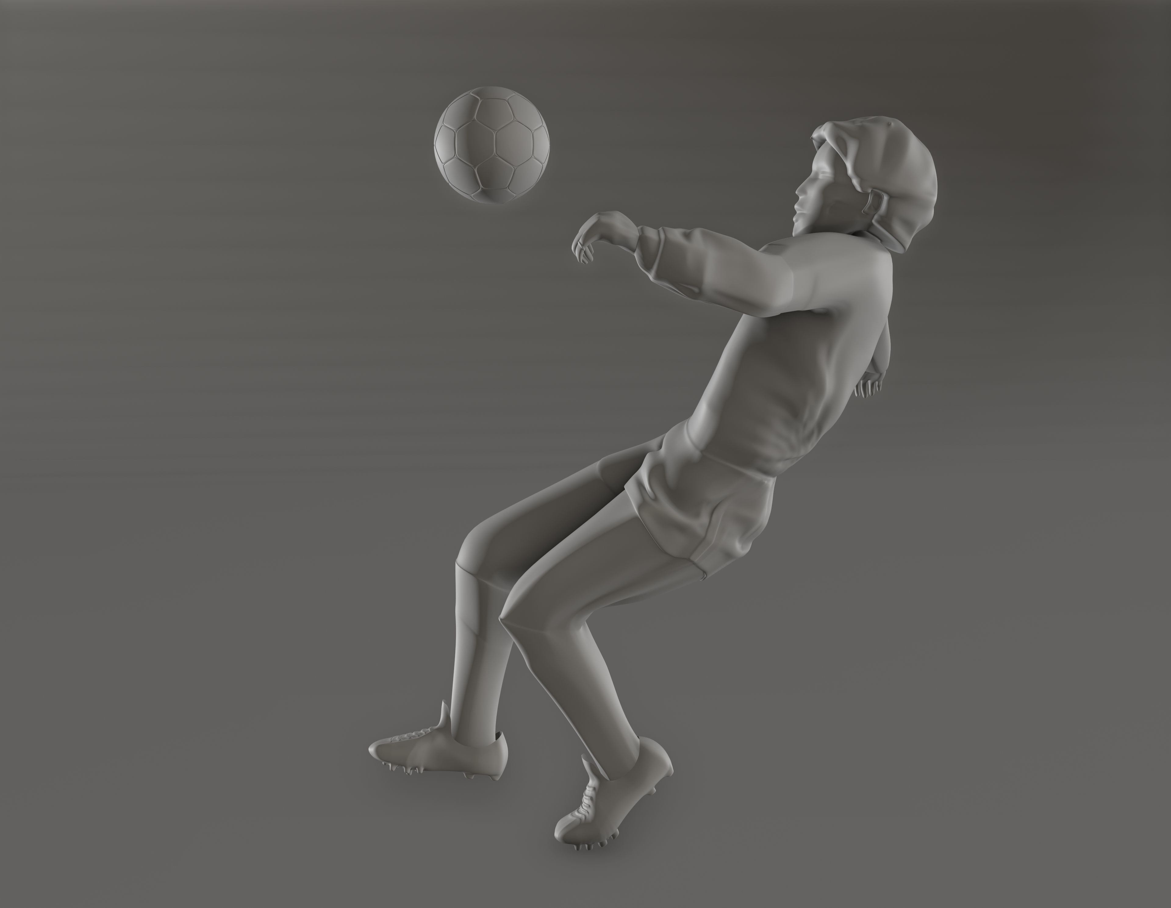 Maradona - D10S mundial 86 Low-poly 3D model_23