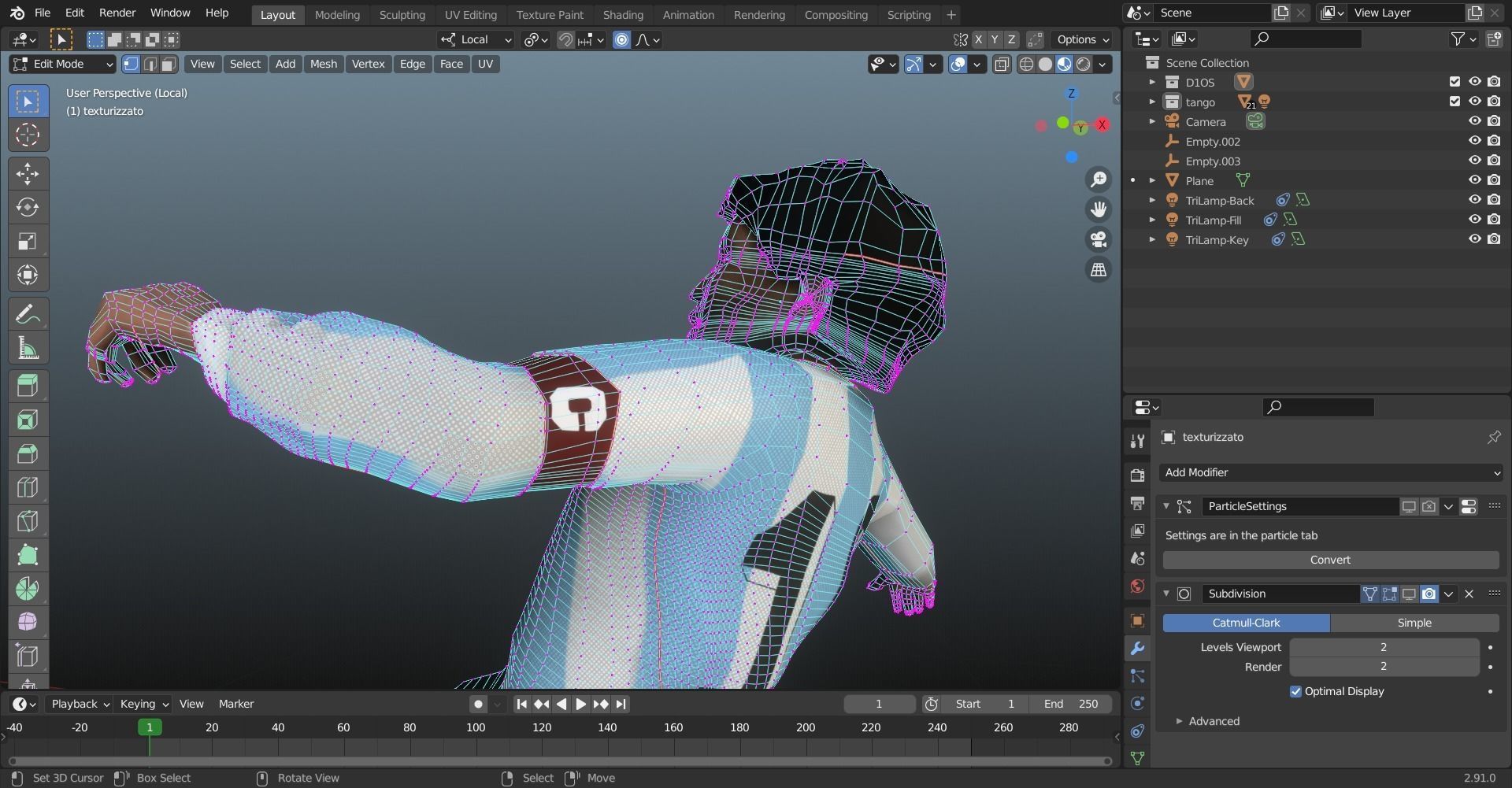 Maradona - D10S mundial 86 Low-poly 3D model_8