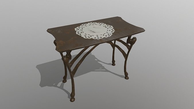 Side Table Free low-poly 3D model