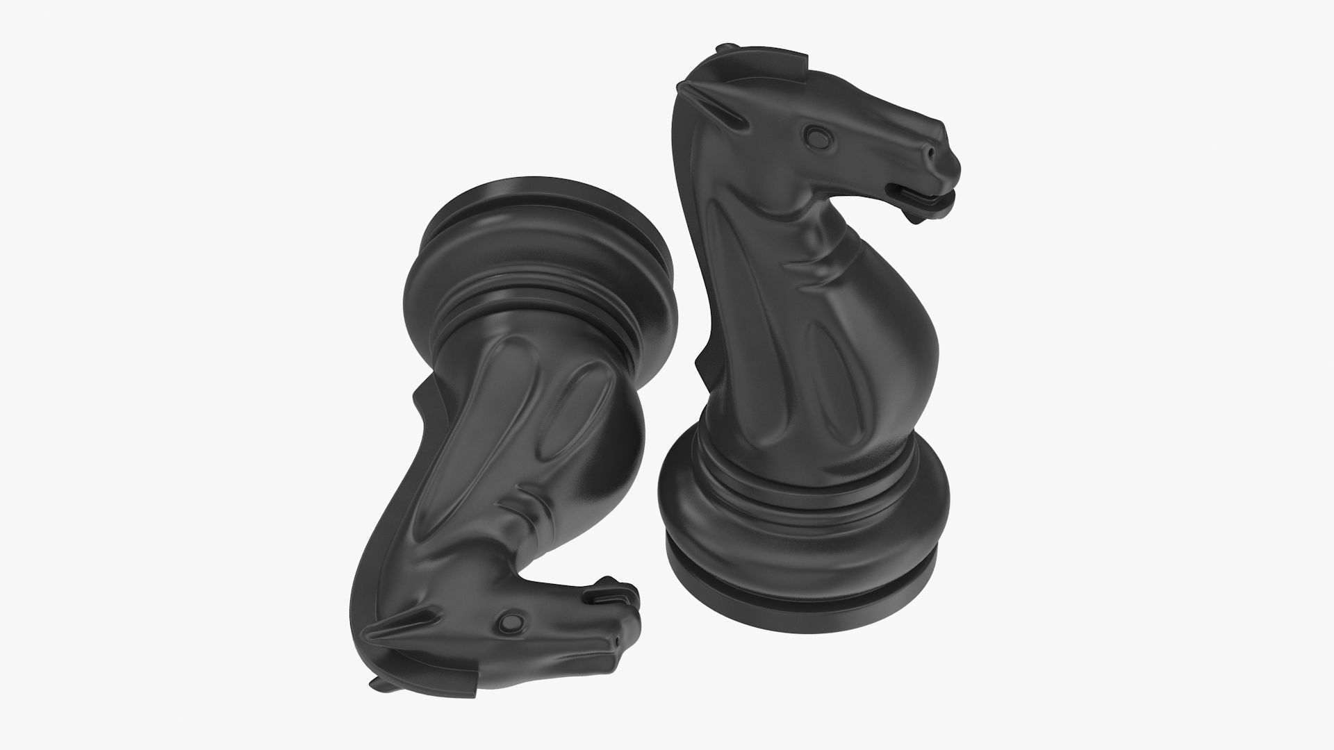 Chess Pieces Low-poly 3D model_6