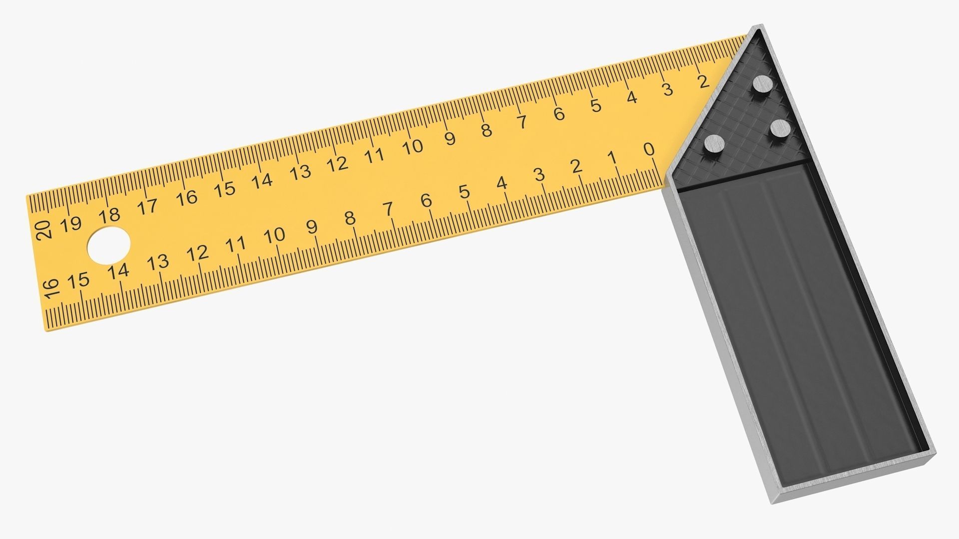 Try Square Low-poly 3D model_1