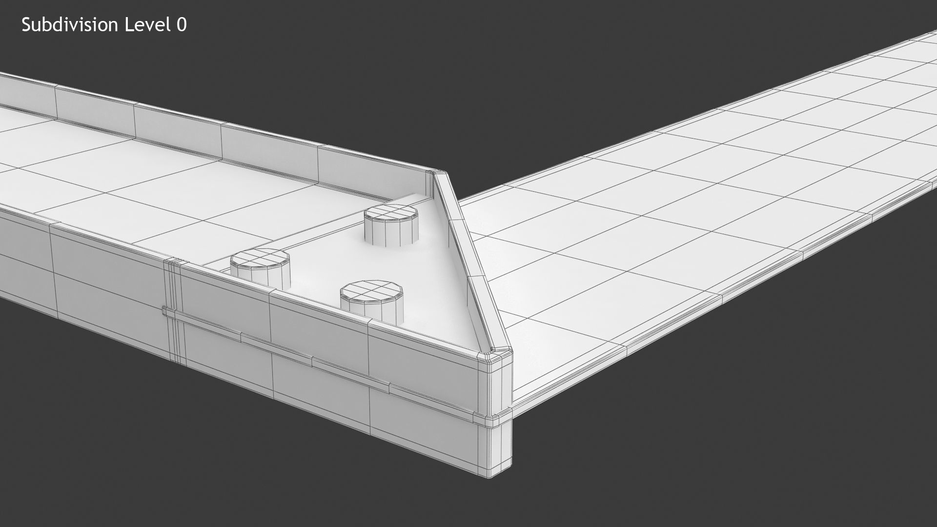 Try Square Low-poly 3D model_13