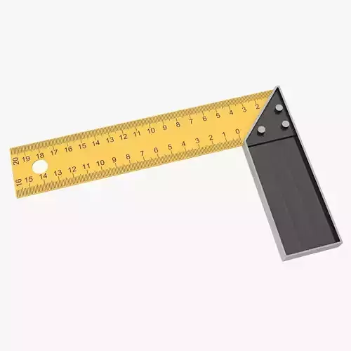 Try Square Low-poly 3D model