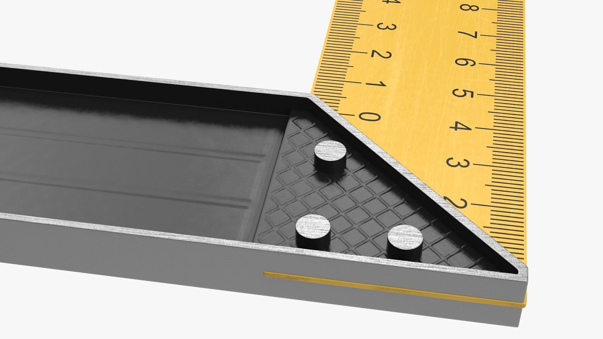 Try Square Low-poly 3D model_8