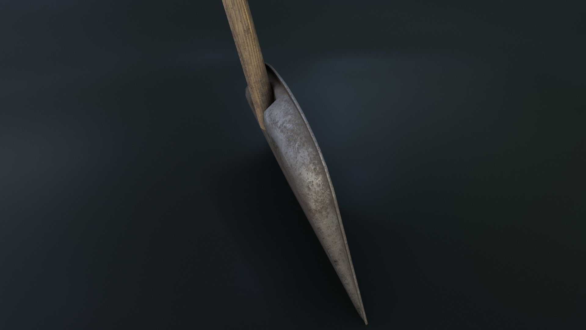 Old Dirty Dustpan Low-poly 3D model_25