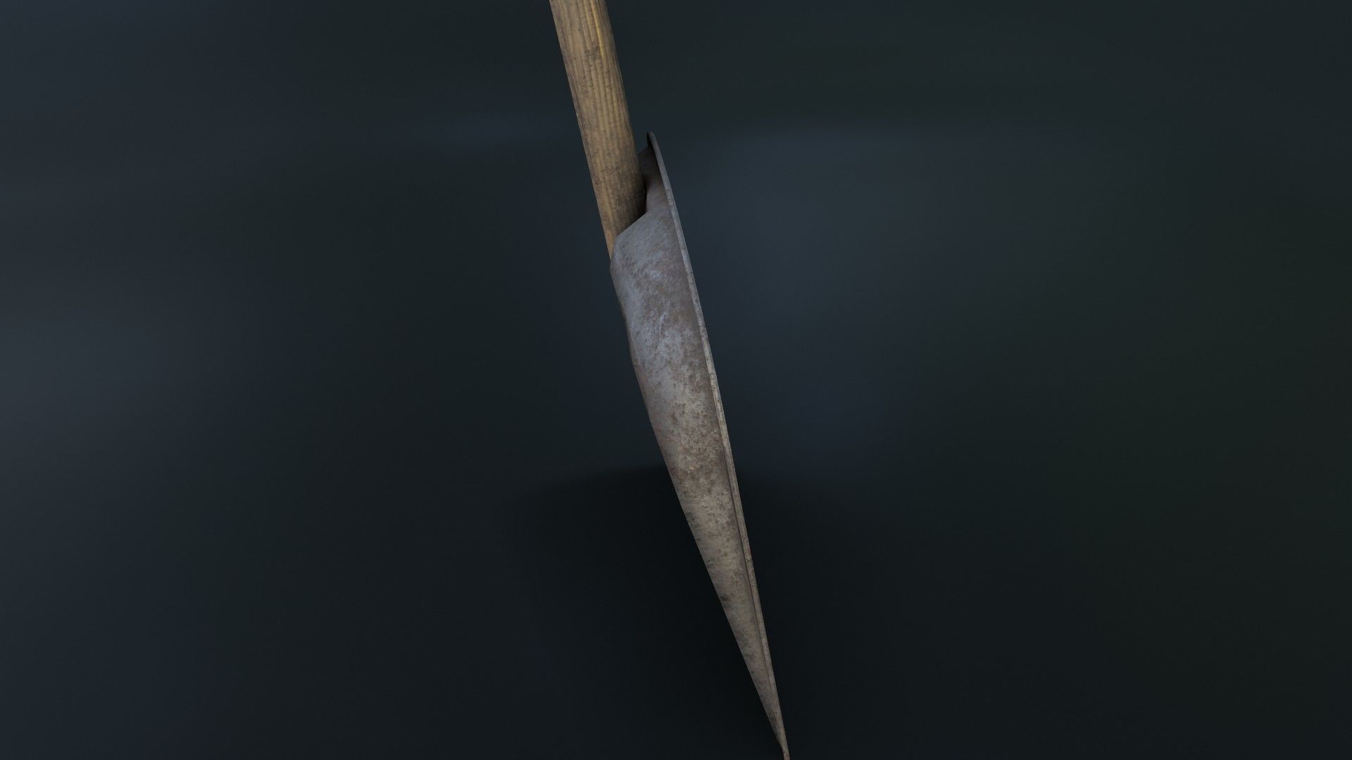 Old Dirty Dustpan Low-poly 3D model_26