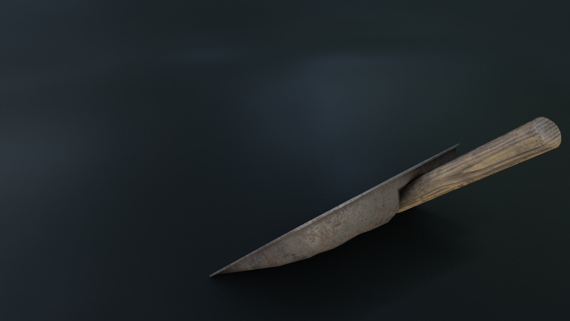 Old Dirty Dustpan Low-poly 3D model_15