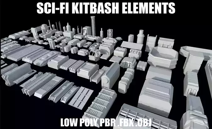 Kitbash Sci-Fi Elements