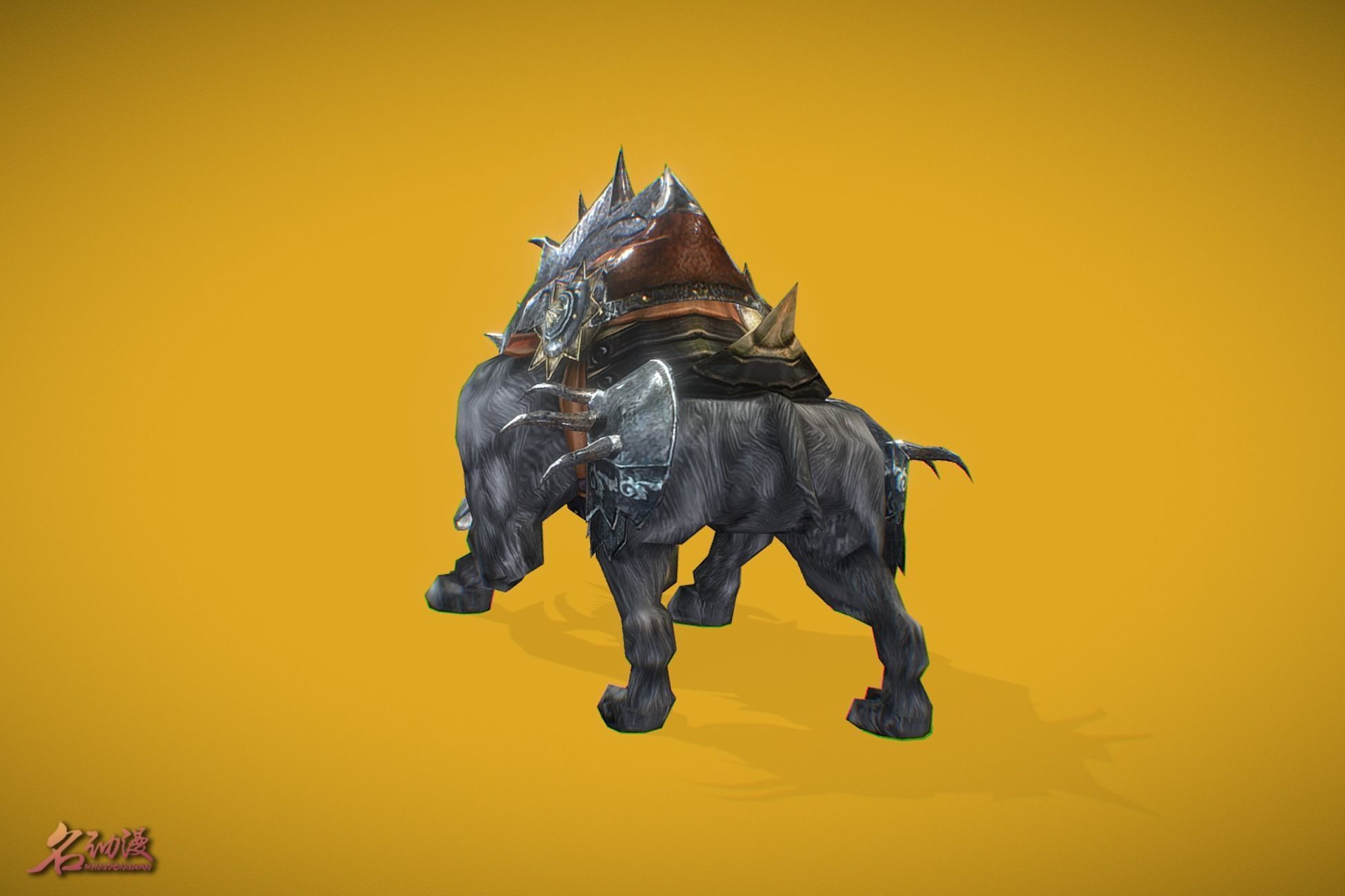 RPG Hyena 5 Low-poly 3D model_4
