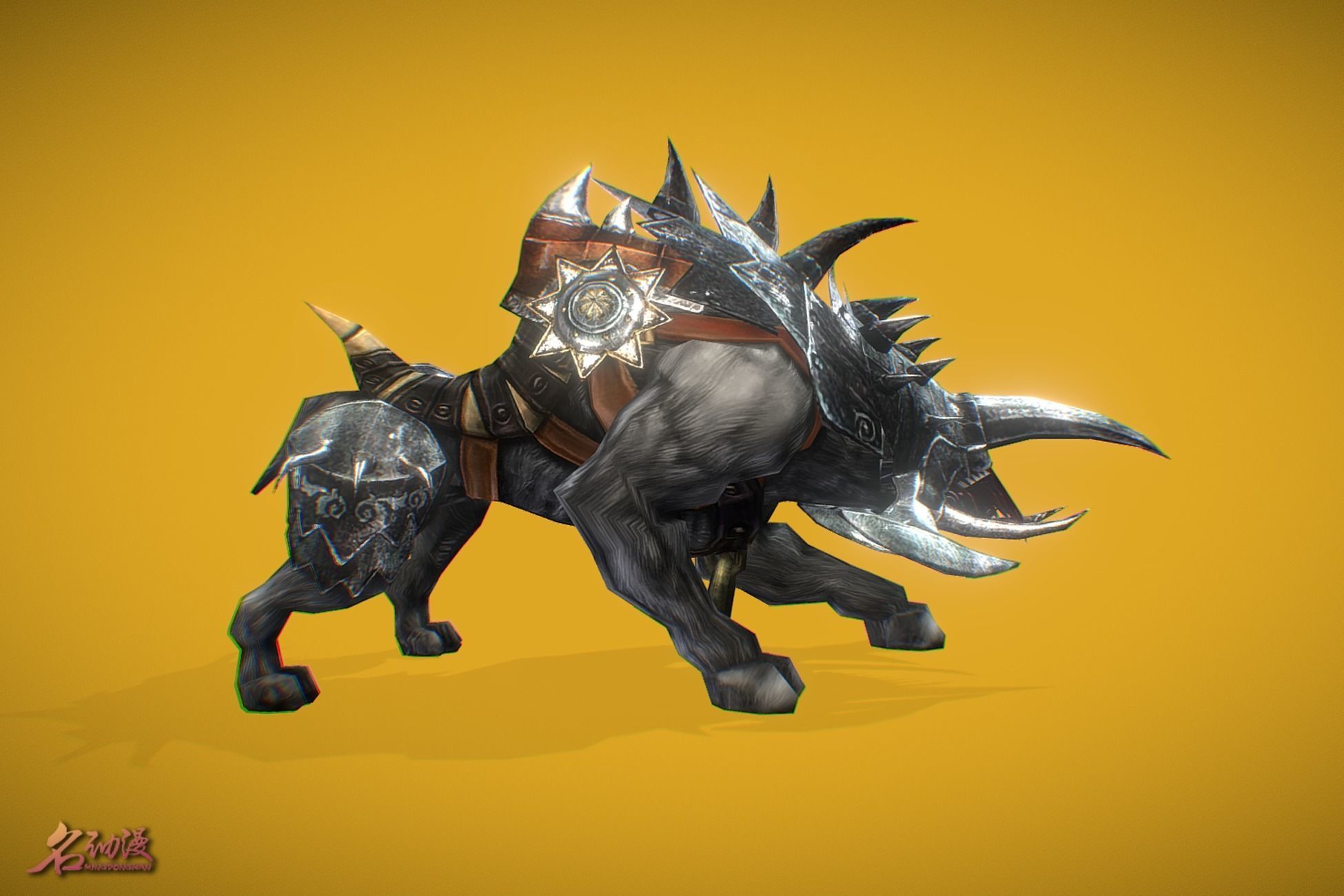 RPG Hyena 5 Low-poly 3D model_3