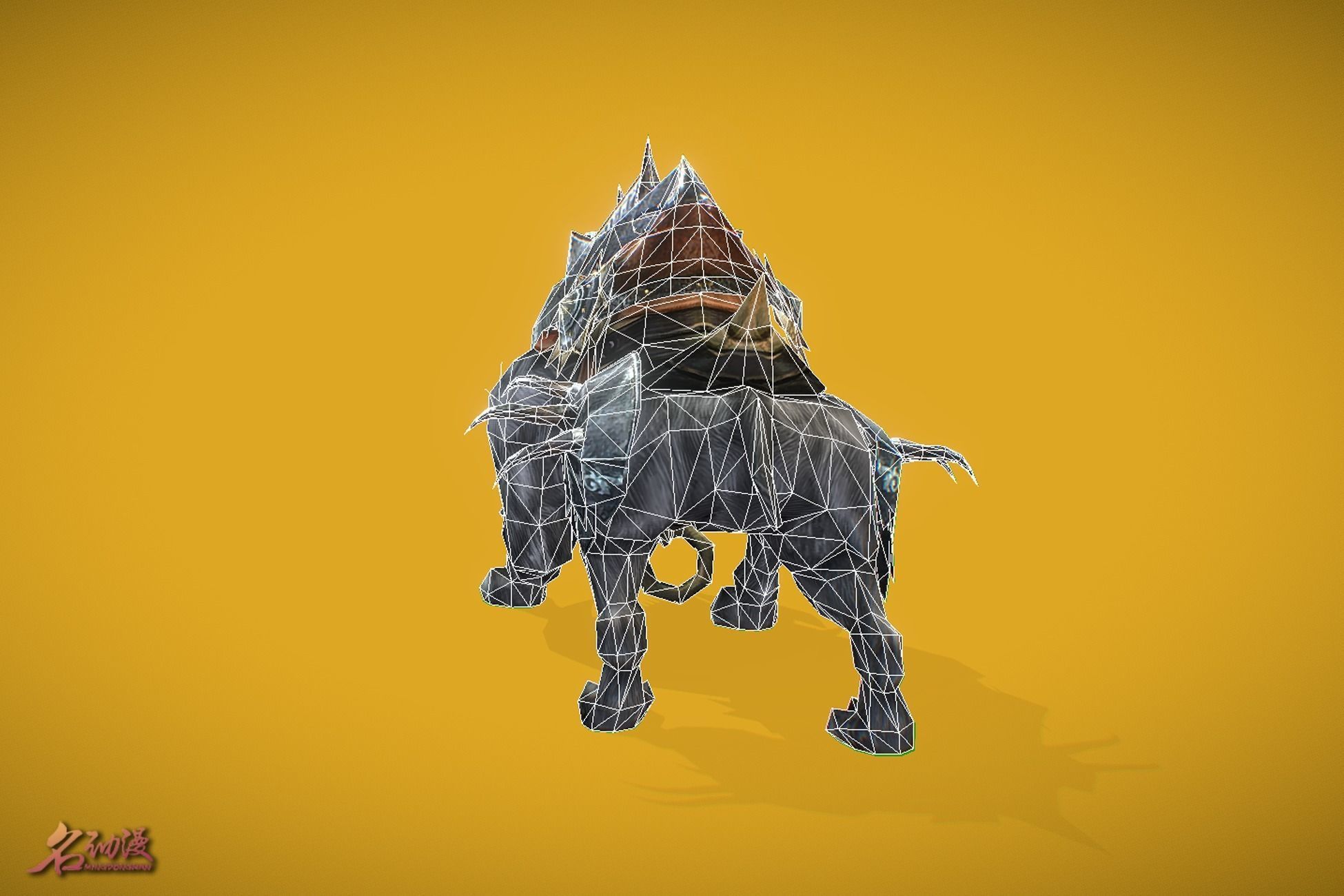 RPG Hyena 5 Low-poly 3D model_6