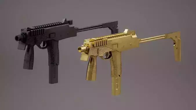 MP9 SMG PBR Rigged