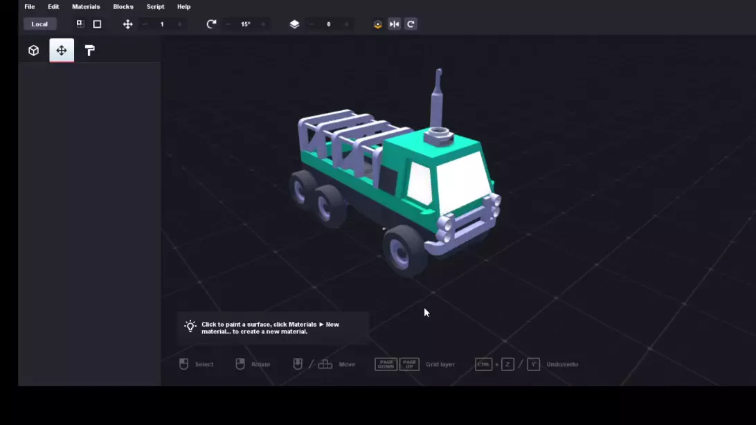 3D model low poly lory truck VR / AR / low-poly | CGTrader