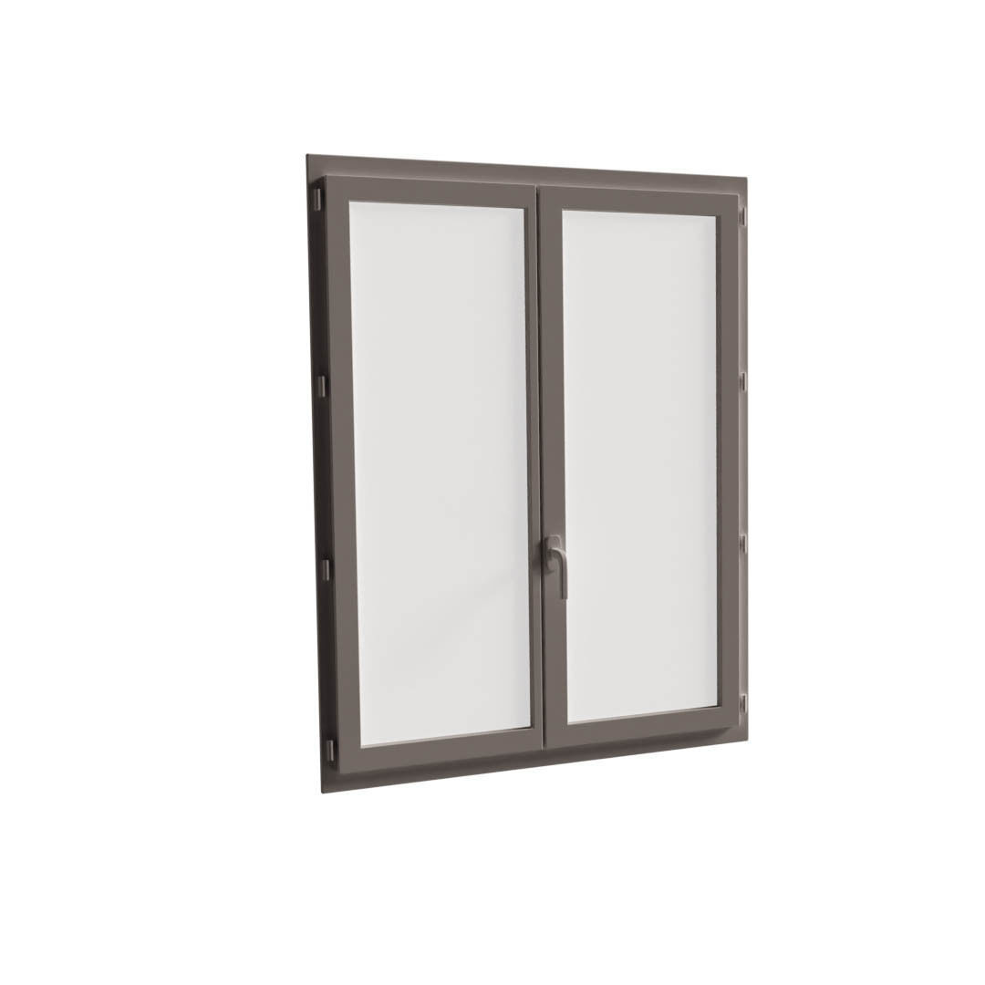 Double windows high detailed 3D model_2