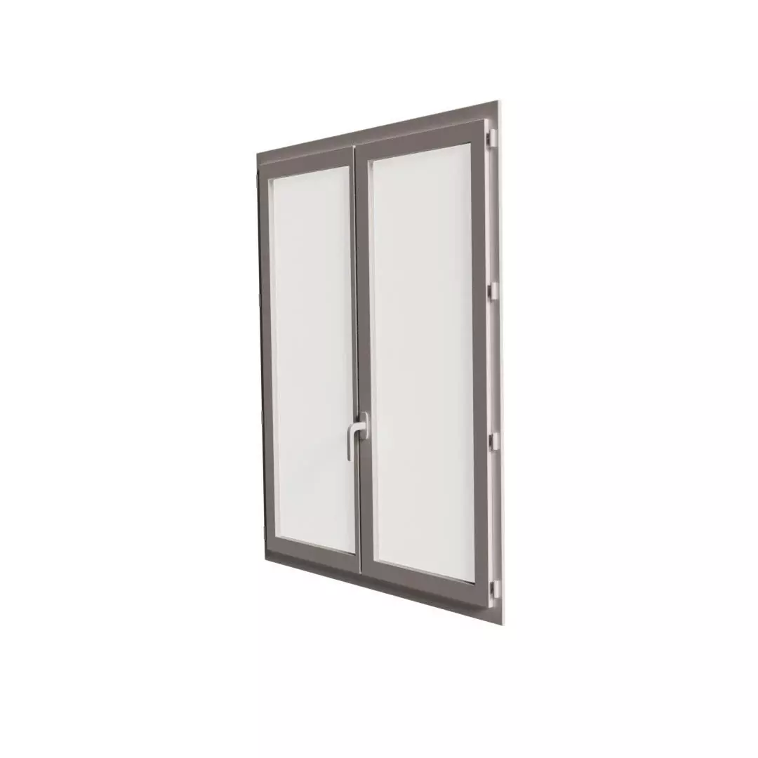 Double windows high detailed 3D model_0