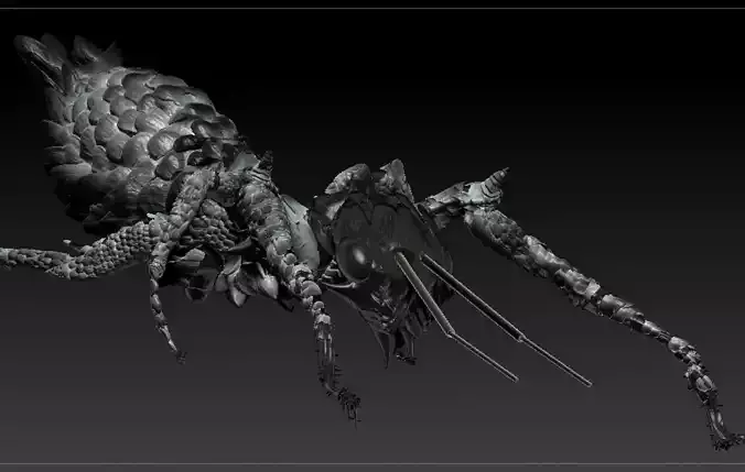 gore red ant horror 3D model