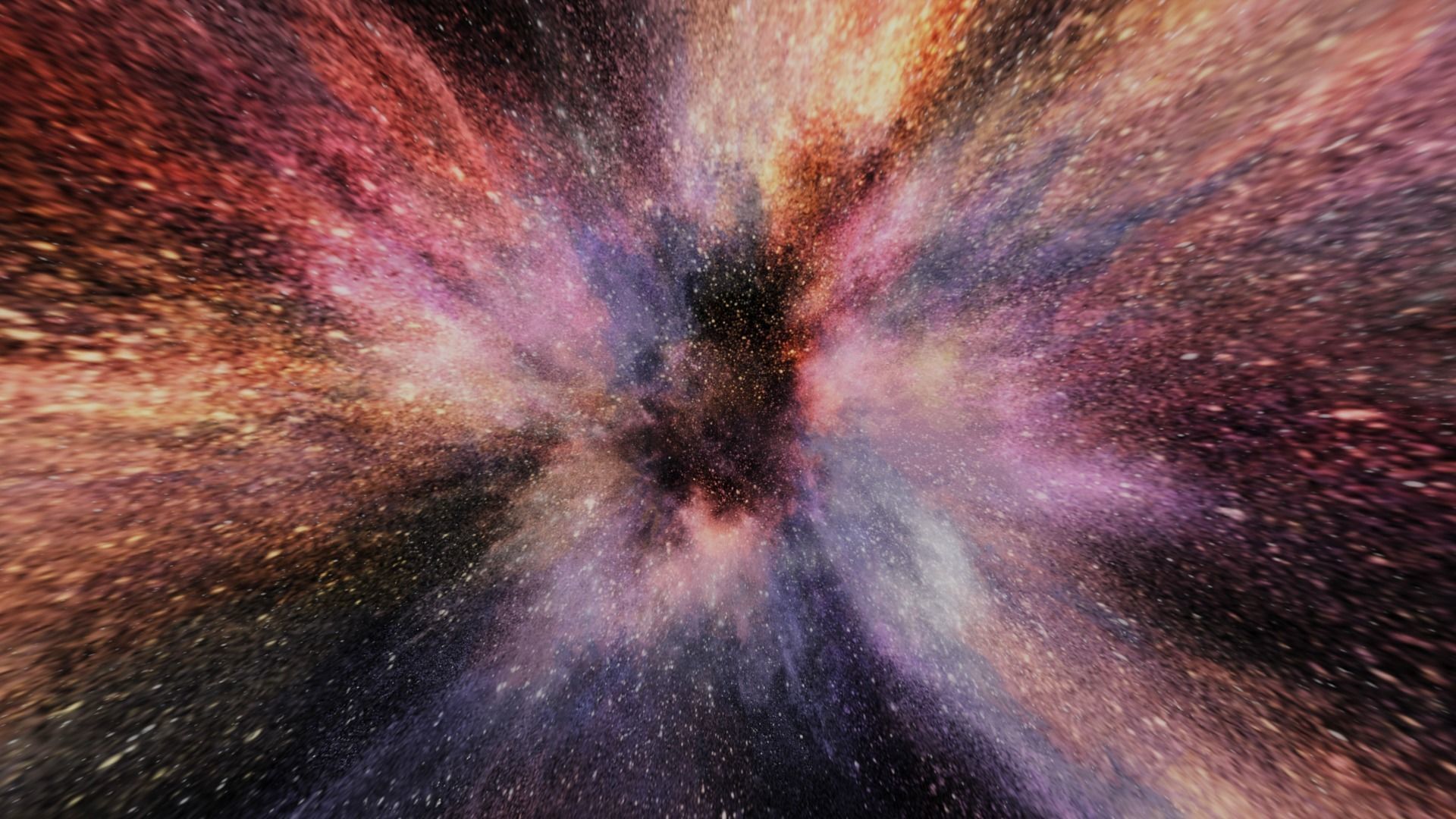 HDRI Panoramic Sky - 360 starfield - 06 magic colors Low-poly 3D model_6