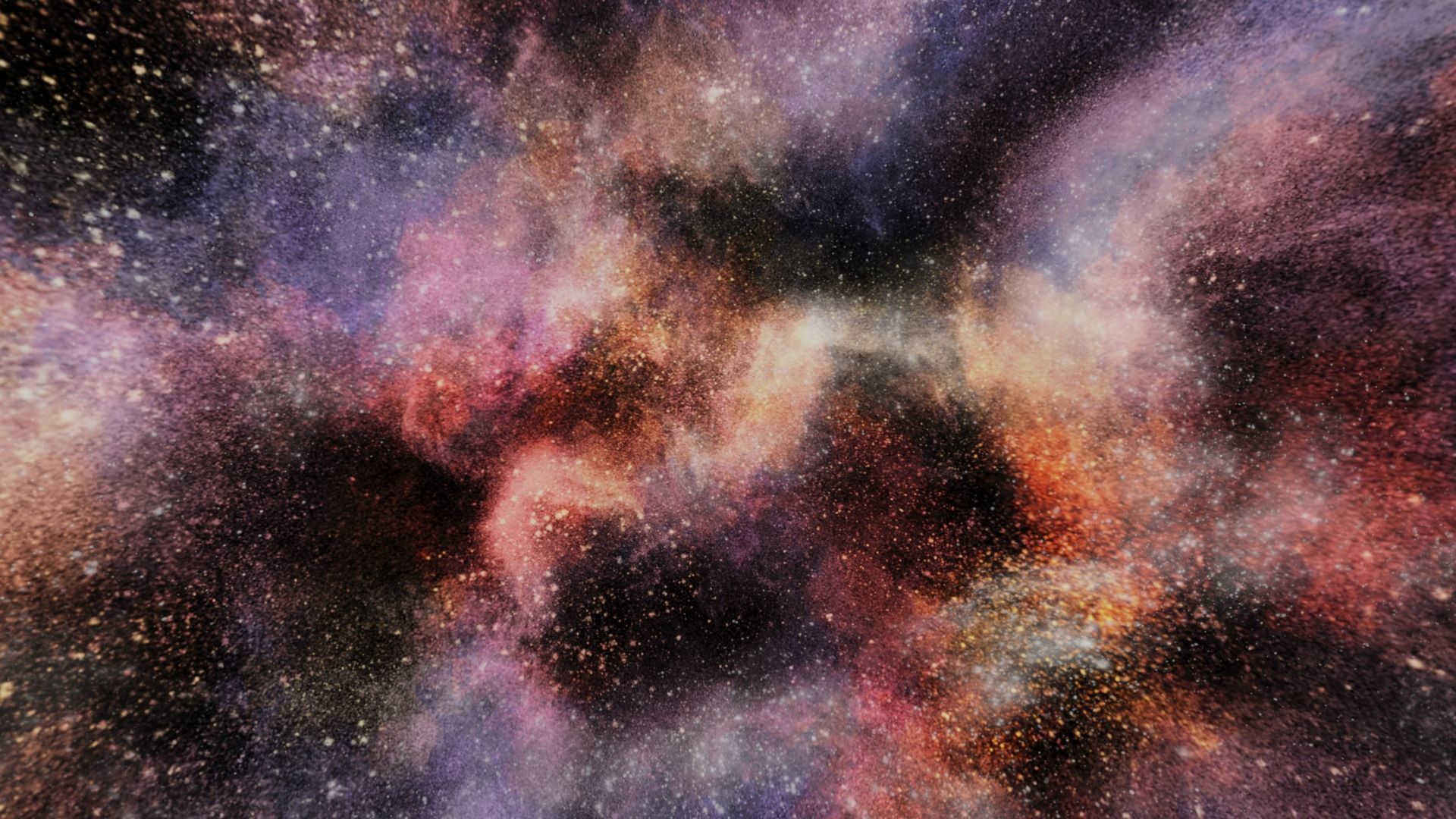 HDRI Panoramic Sky - 360 starfield - 06 magic colors Low-poly 3D model_9