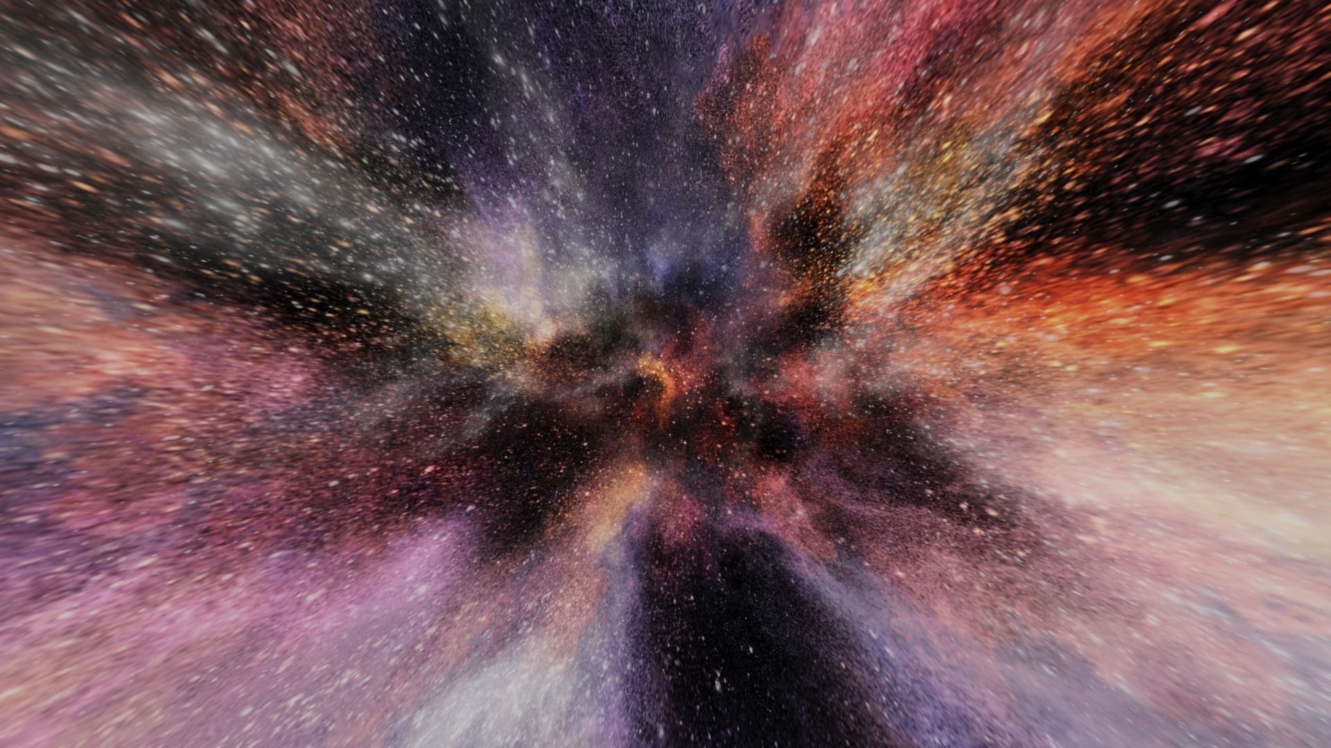 HDRI Panoramic Sky - 360 starfield - 06 magic colors Low-poly 3D model_19