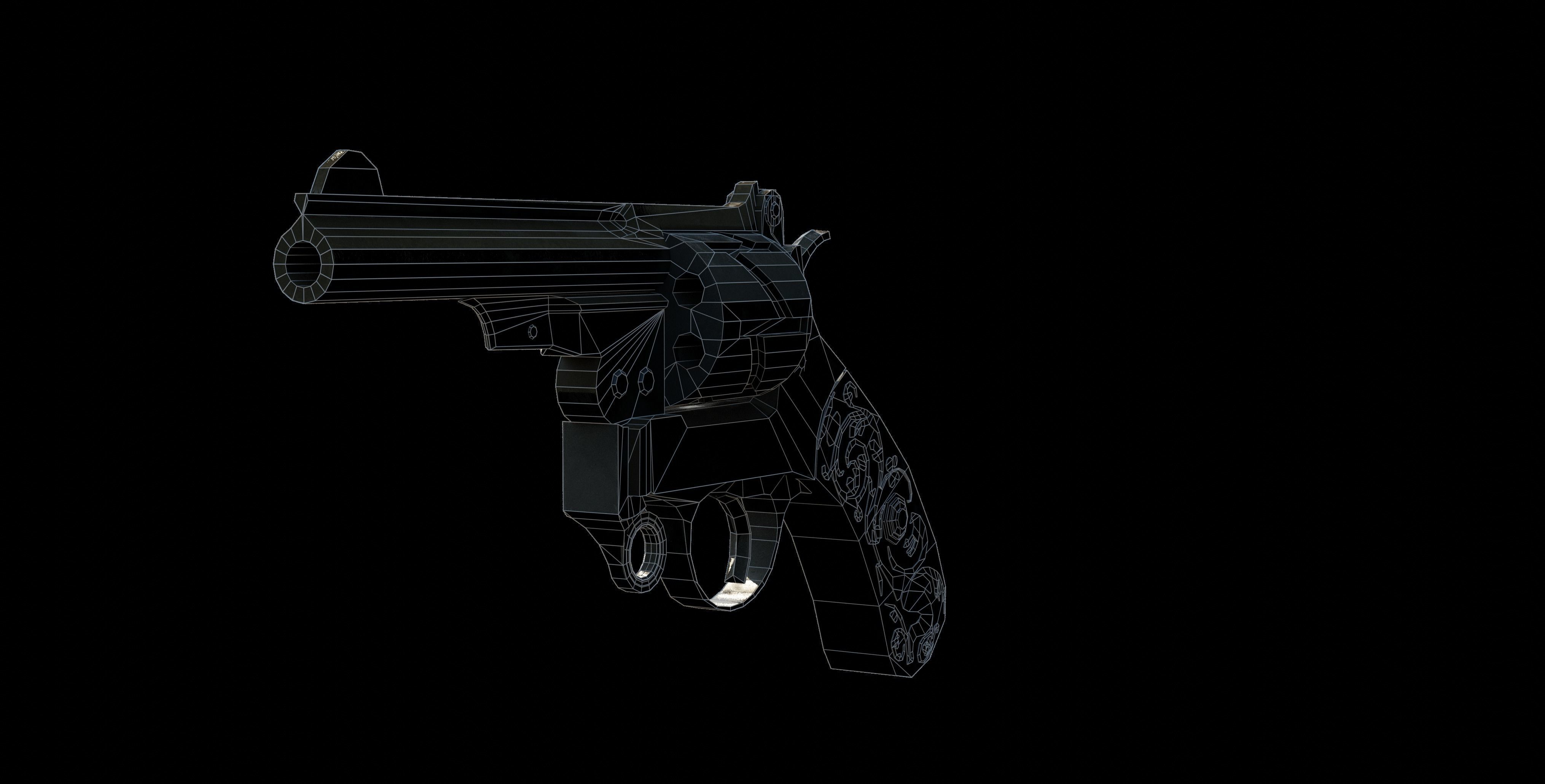 Mouser C78 Low-poly 3D model_17