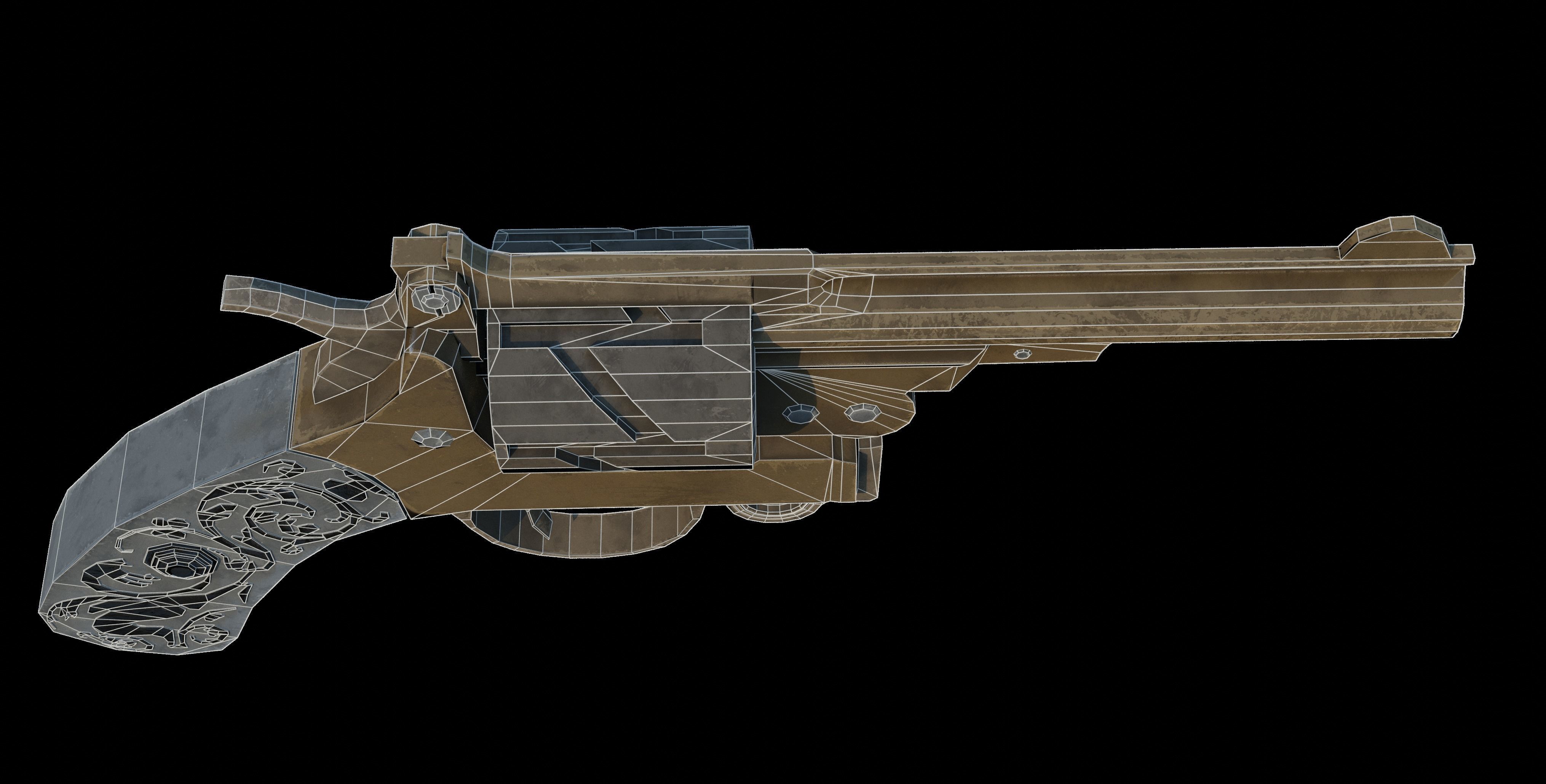 Mouser C78 Low-poly 3D model_16