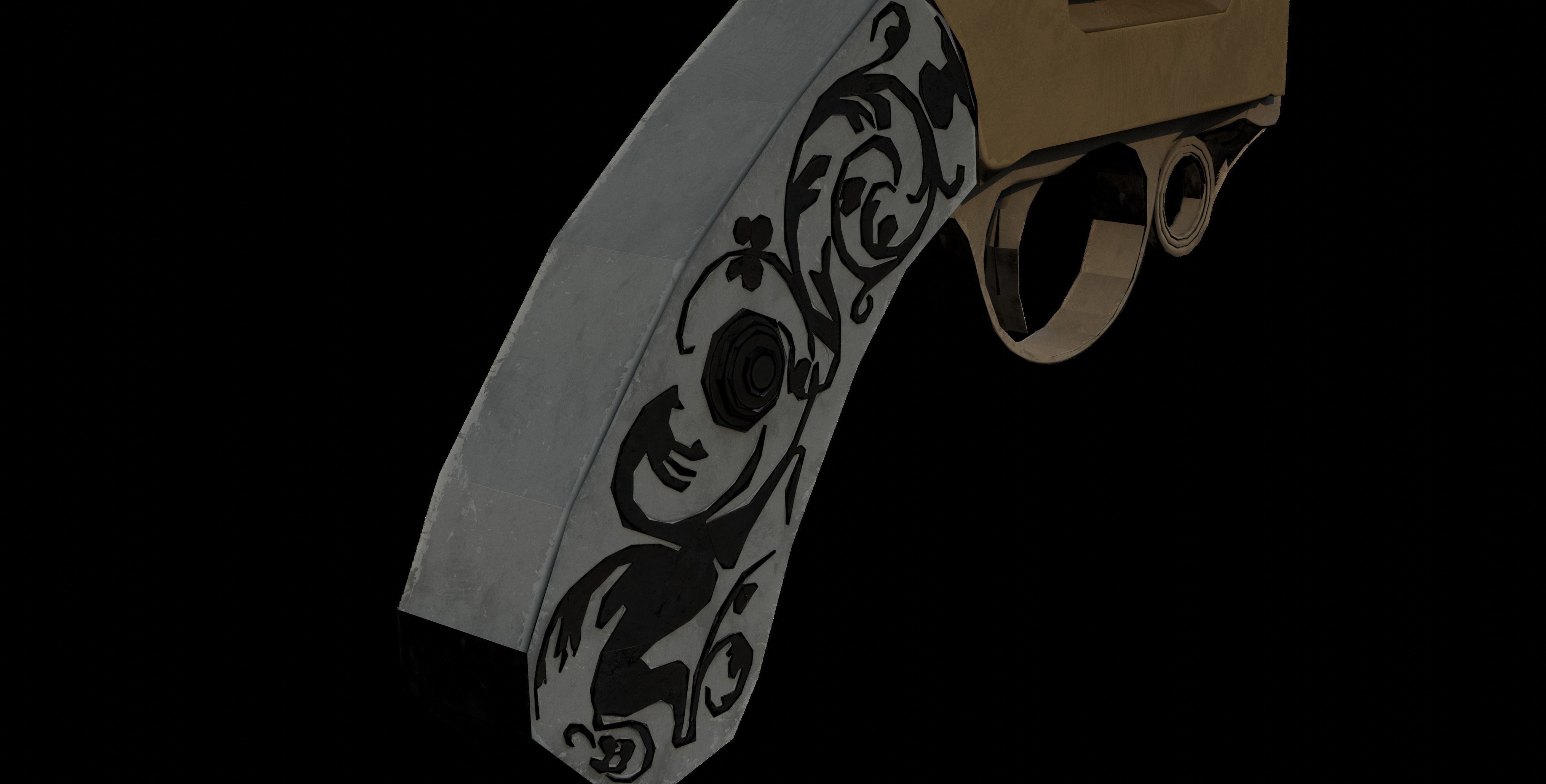 Mouser C78 Low-poly 3D model_11