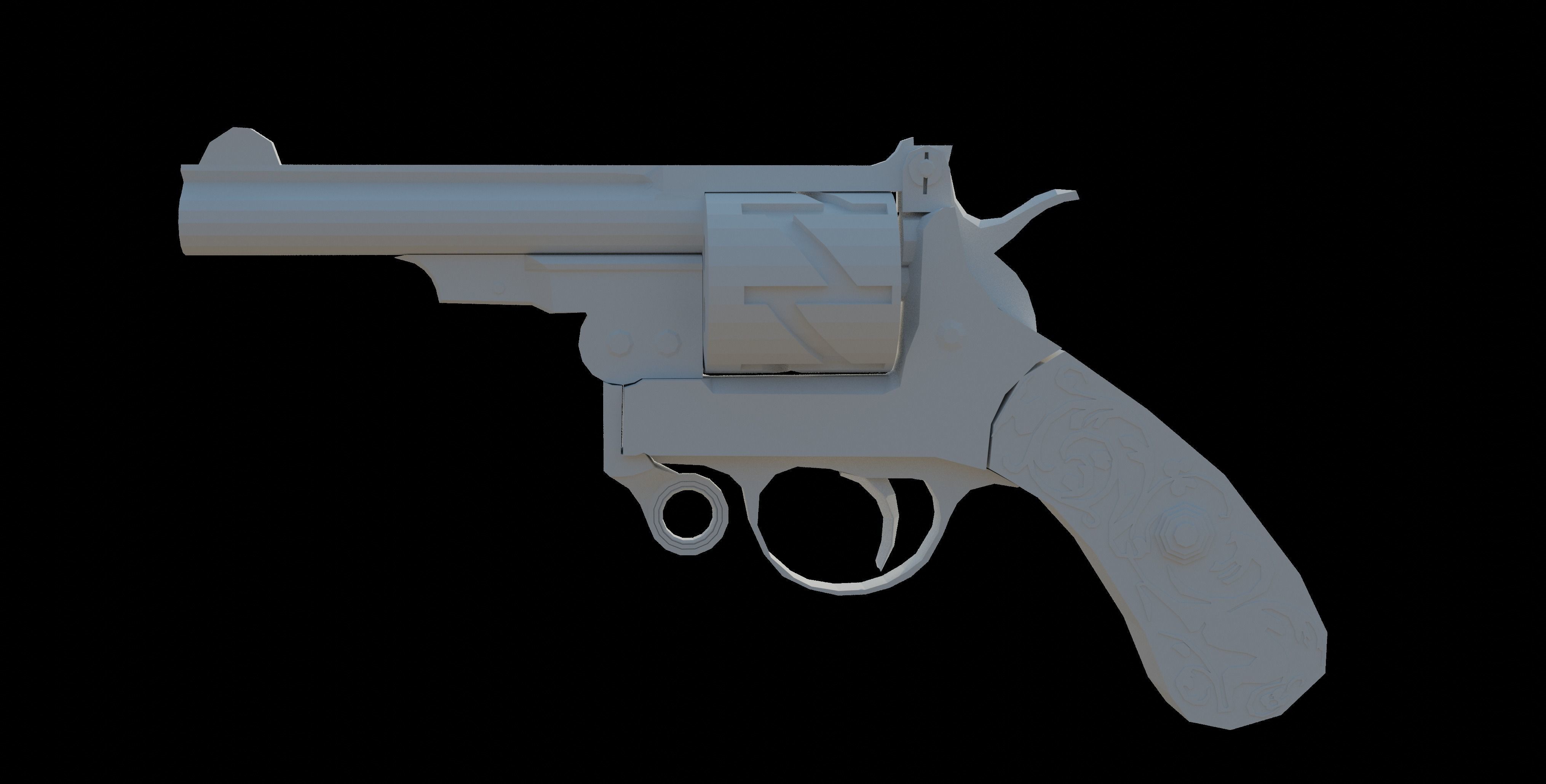 Mouser C78 Low-poly 3D model_29