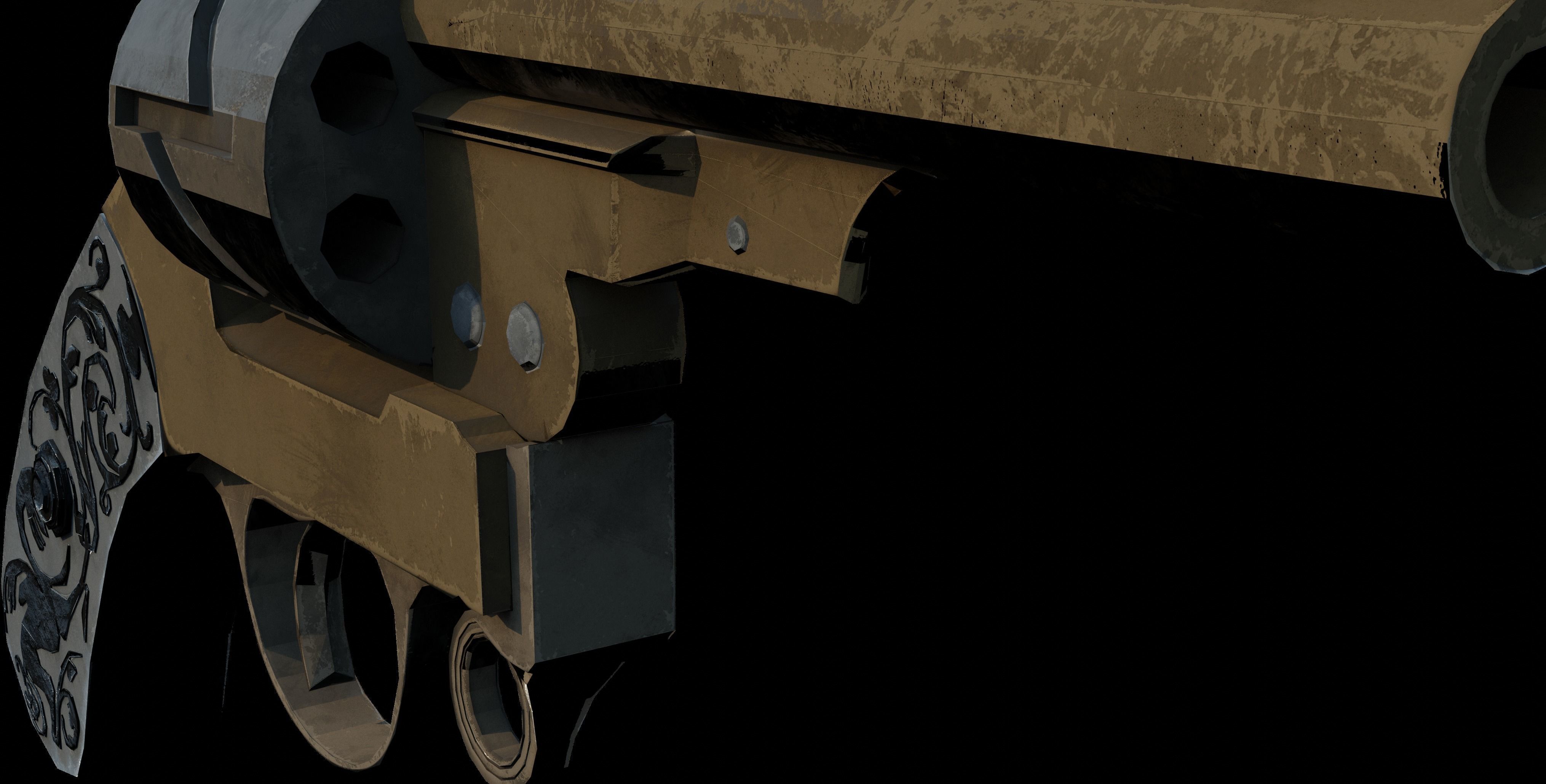 Mouser C78 Low-poly 3D model_7