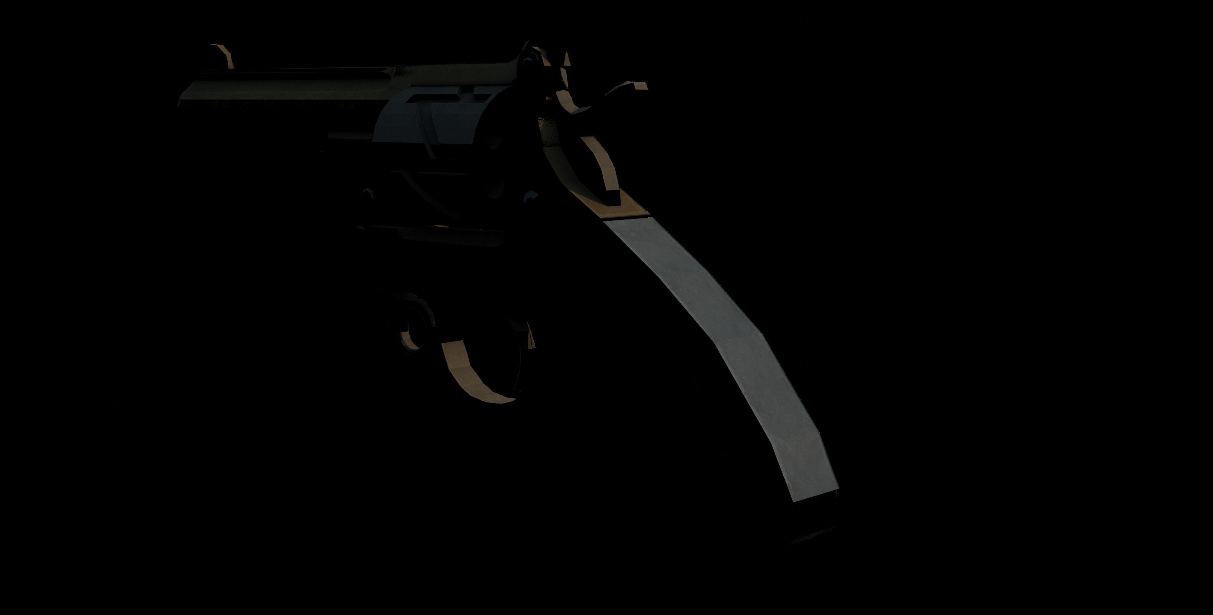 Mouser C78 Low-poly 3D model_3