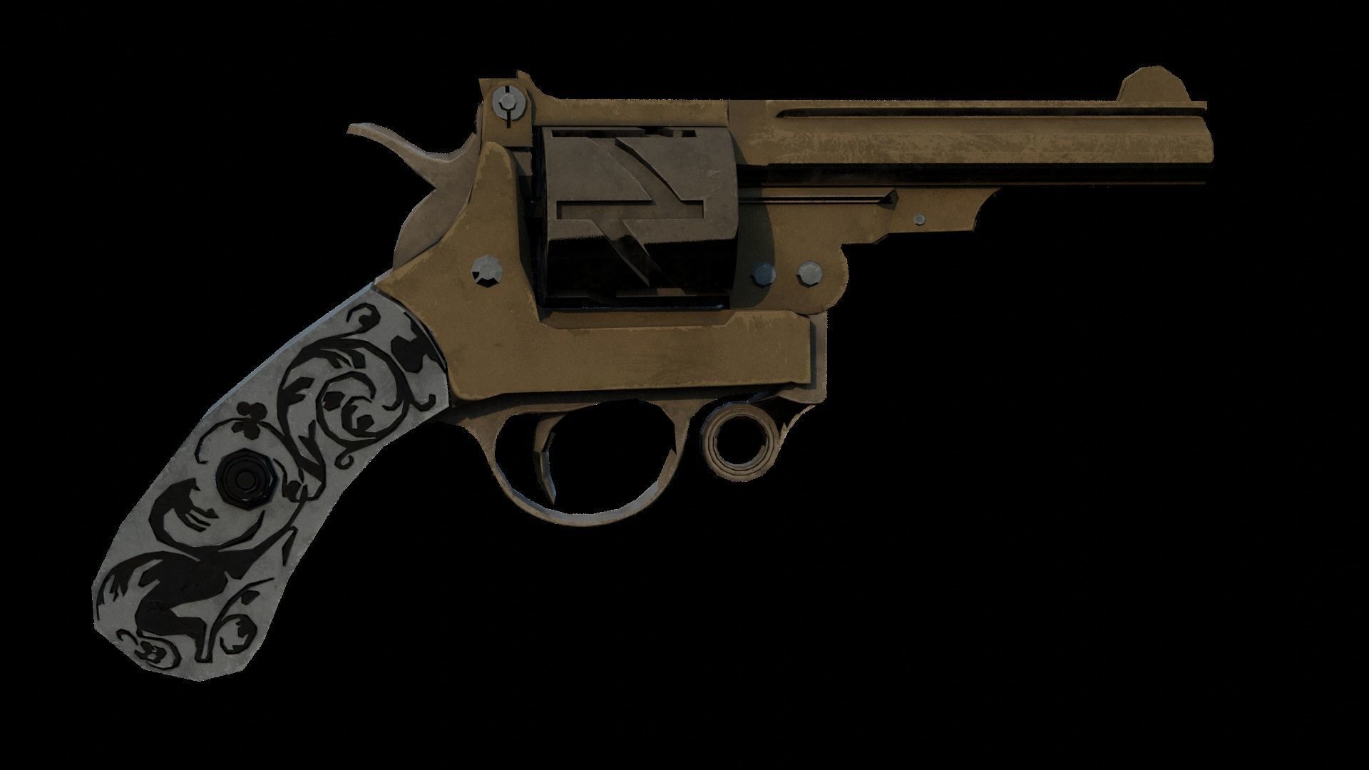 Mouser C78 Low-poly 3D model_1